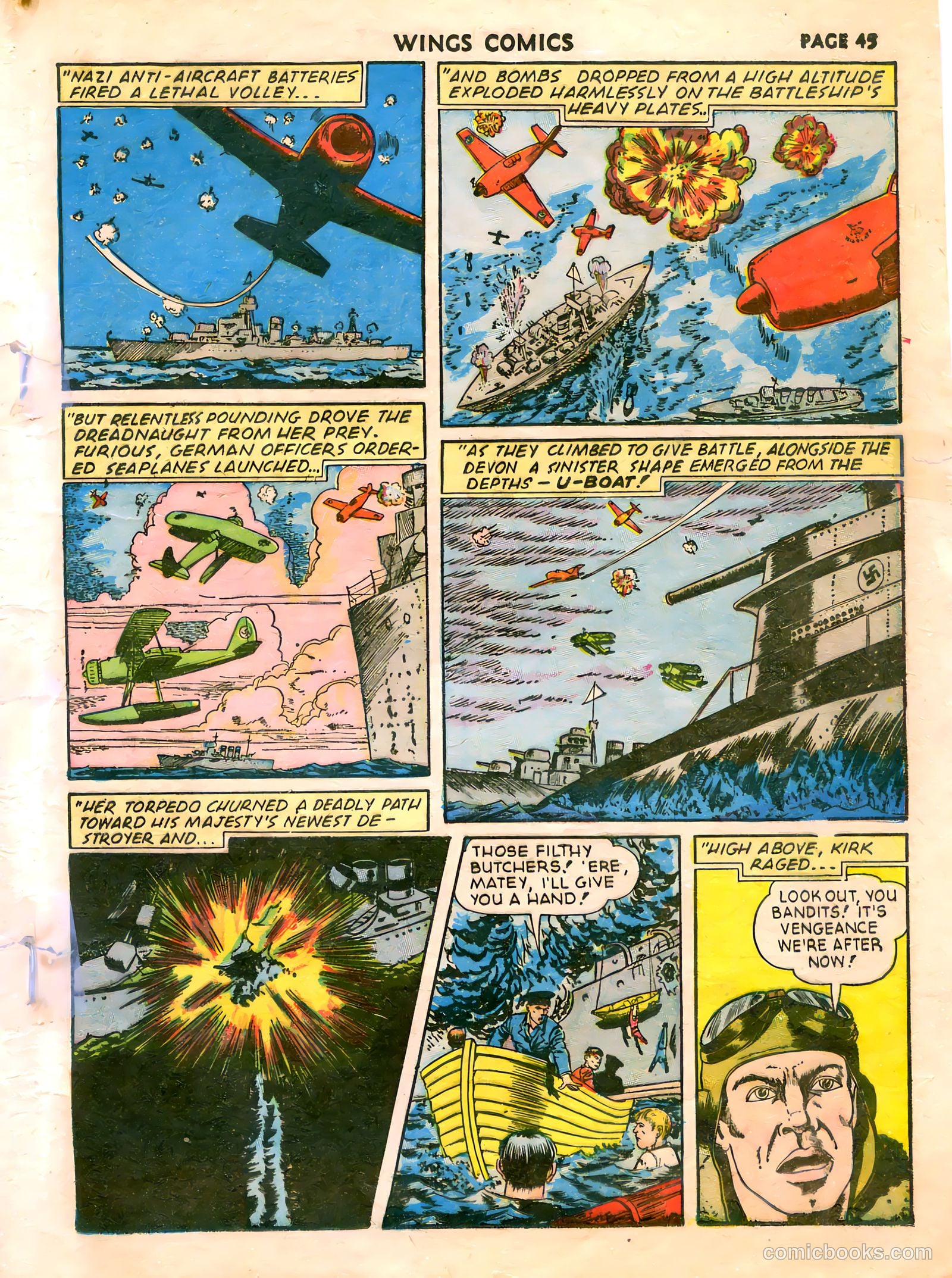 Wings Comics #21 — page 47 of 68