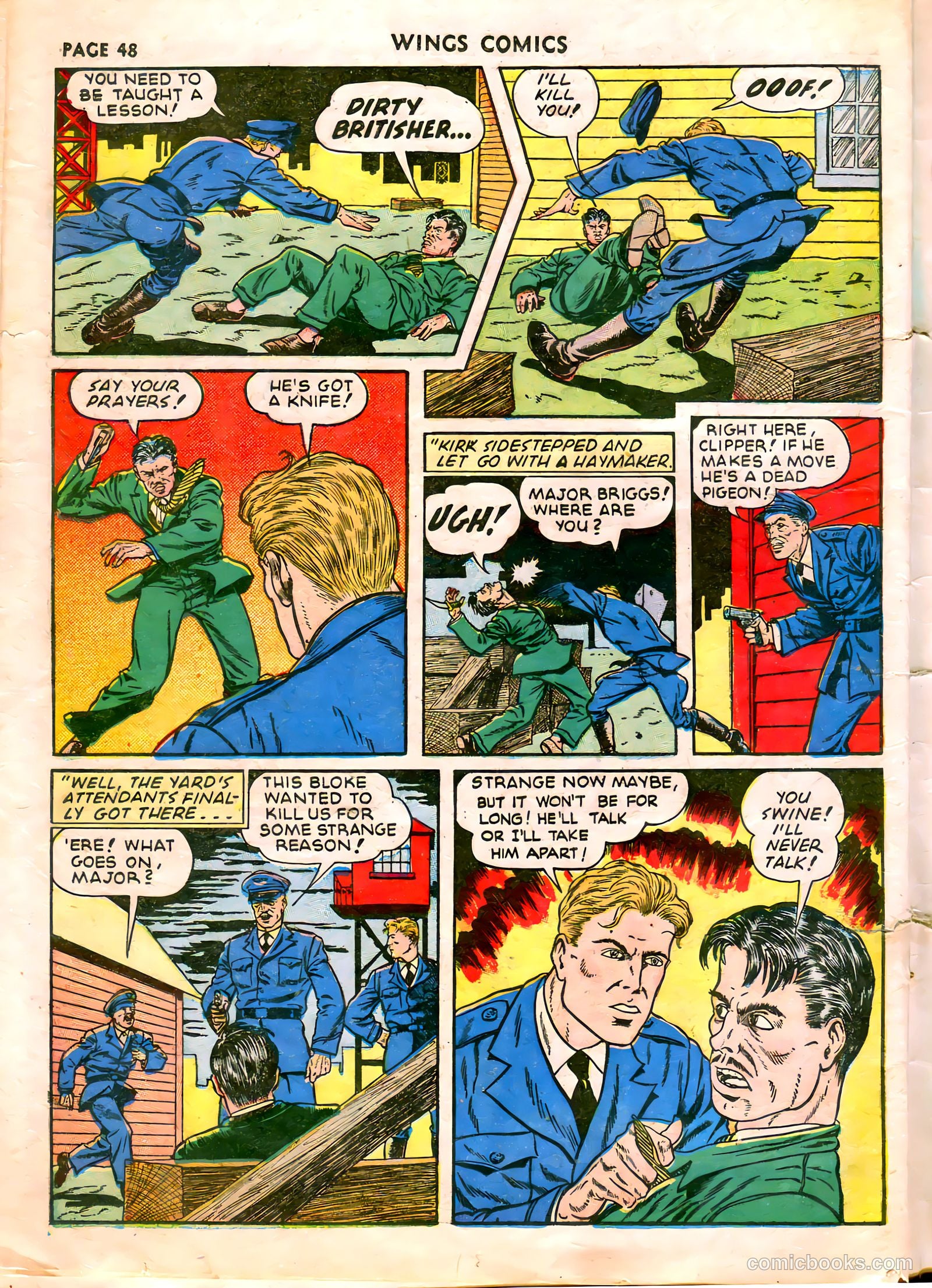 Wings Comics #21 — page 50 of 68