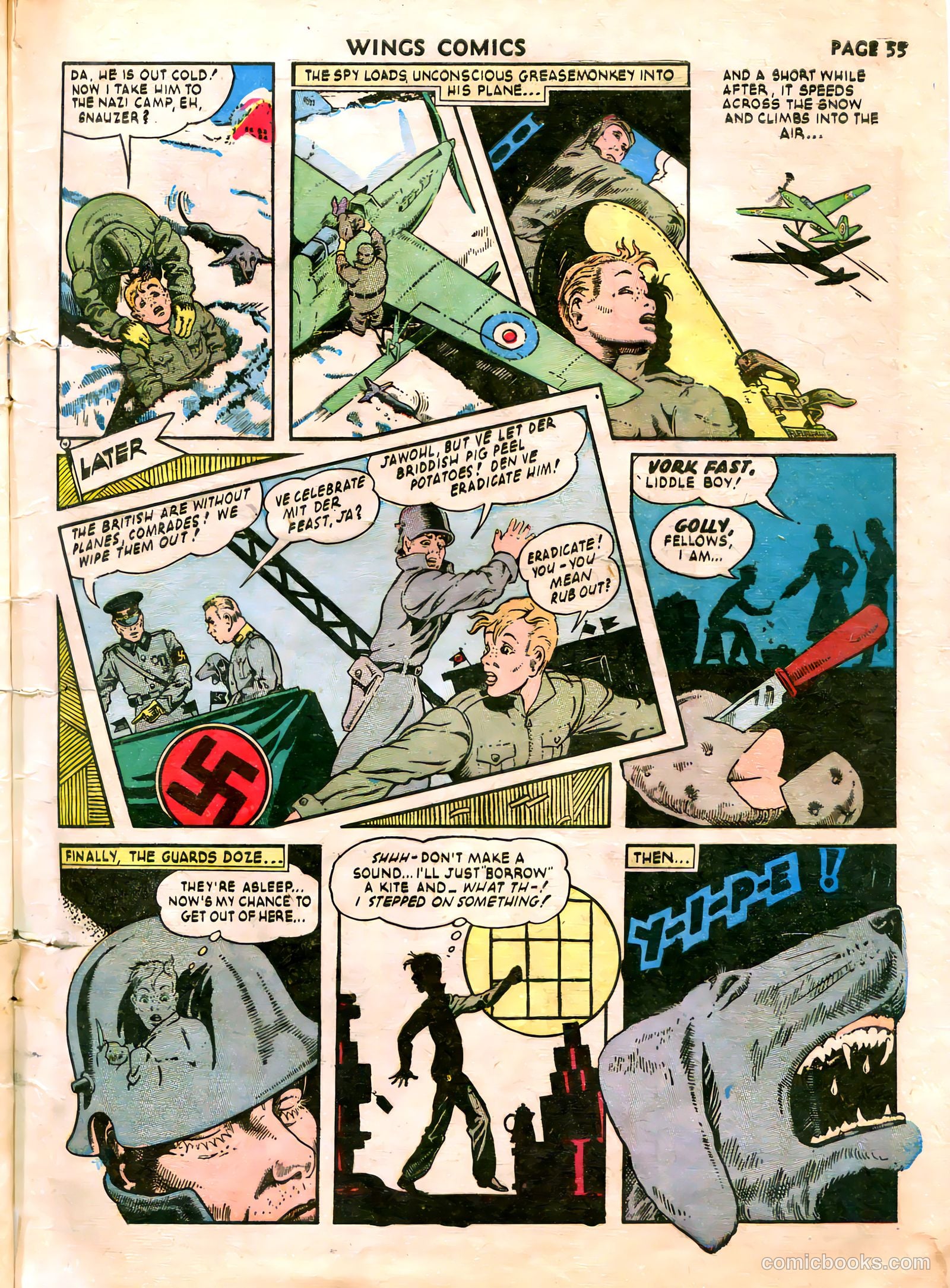 Wings Comics #21 — page 57 of 68