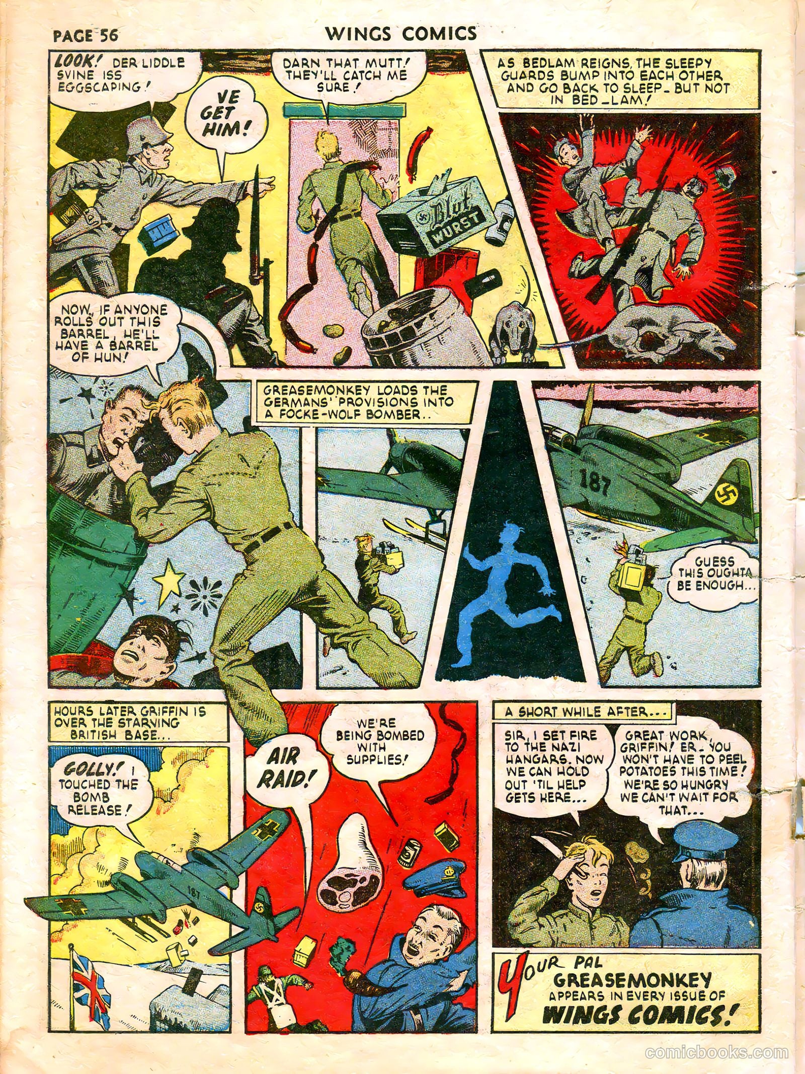 Wings Comics #21 — page 58 of 68