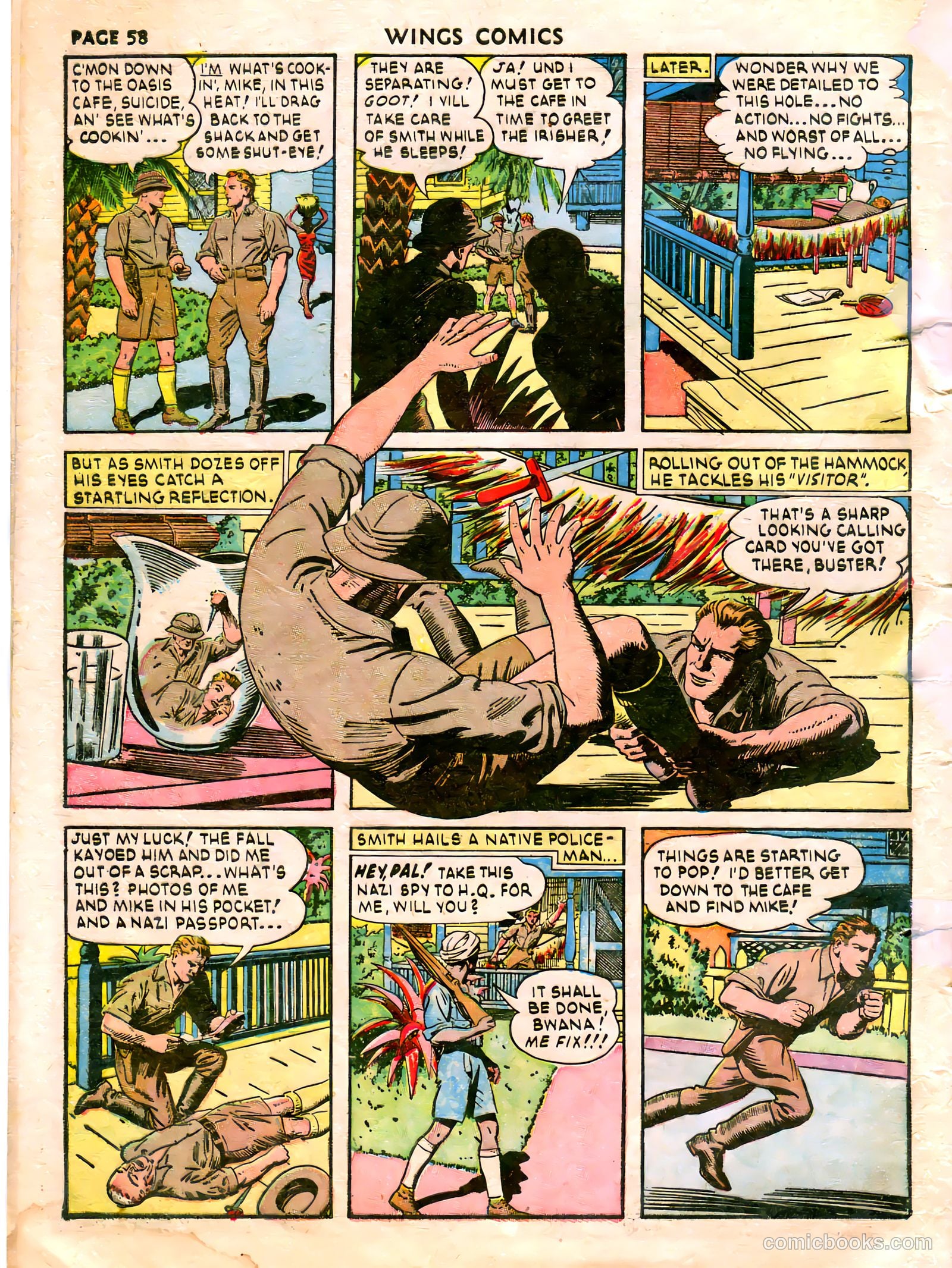 Wings Comics #21 — page 60 of 68