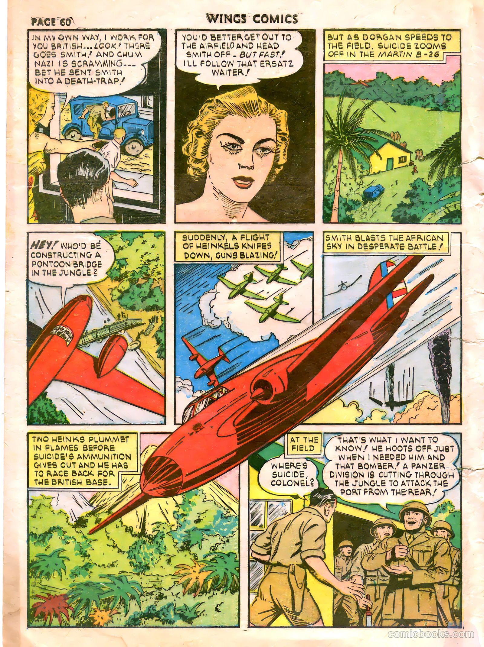 Wings Comics #21 — page 62 of 68