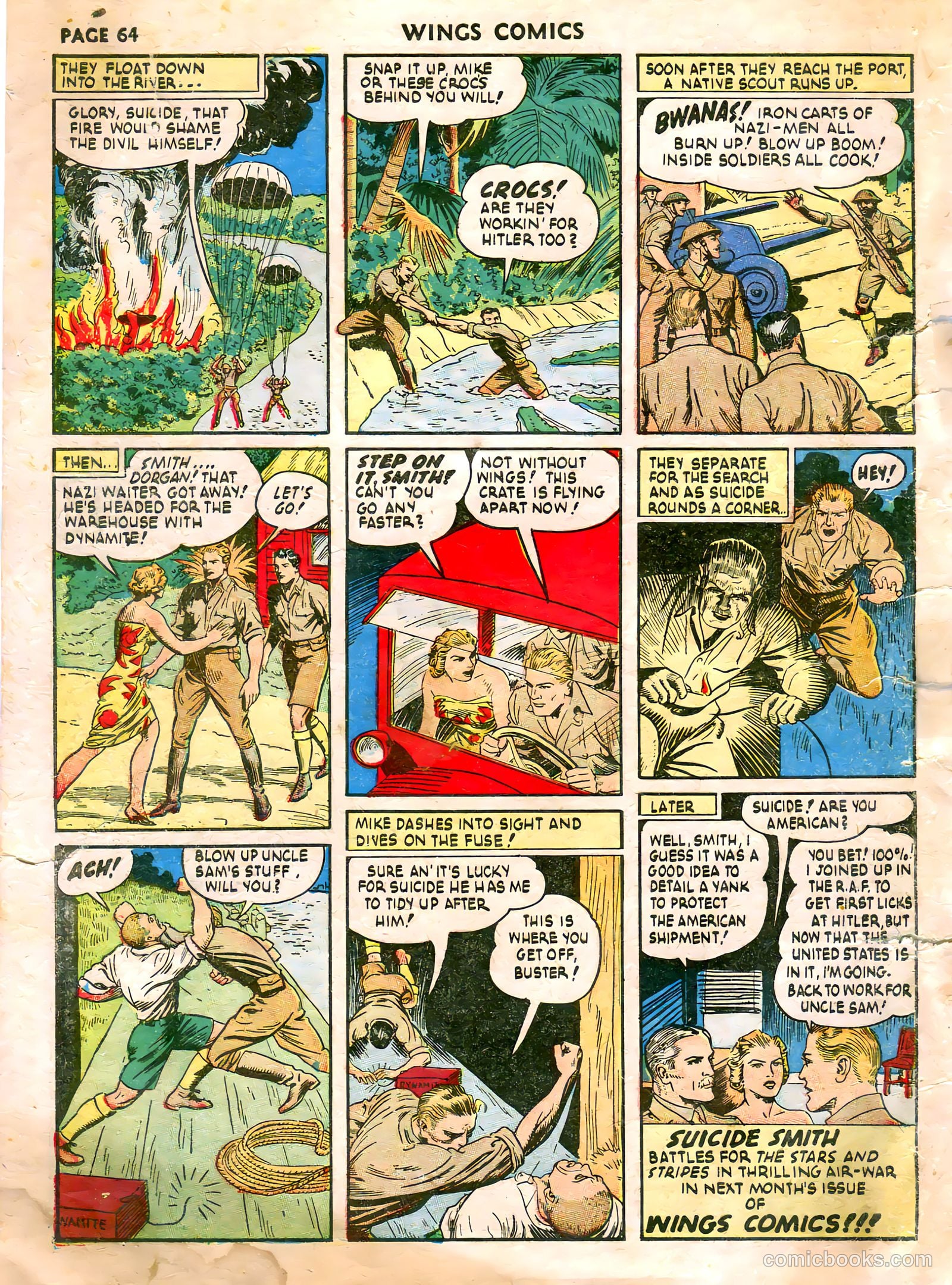 Wings Comics #21 — page 66 of 68
