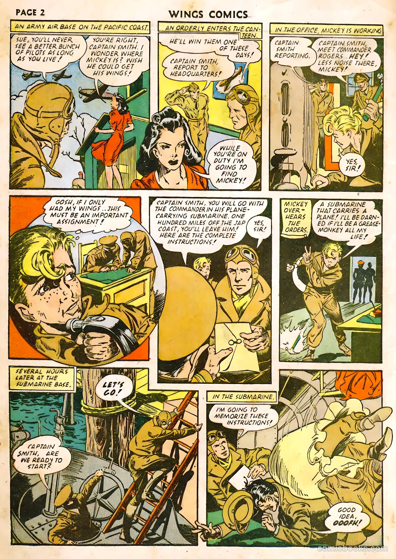 Wings Comics #22 — page 4 of 68