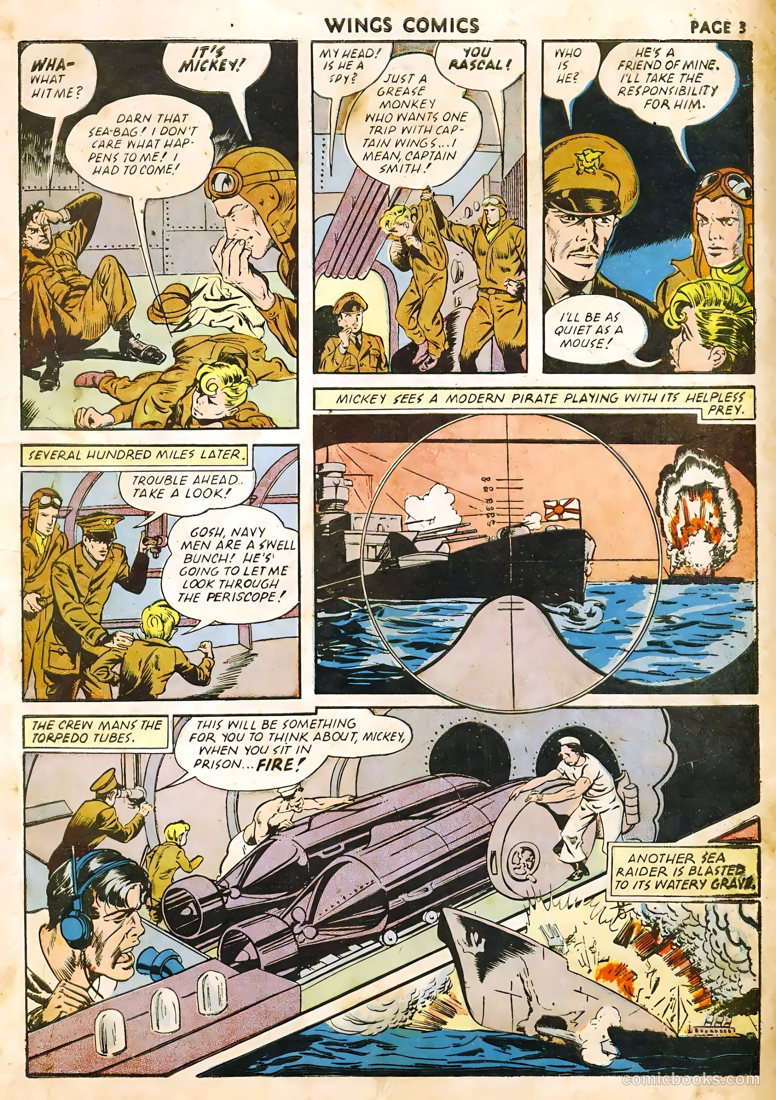 Wings Comics #22 — page 5 of 68
