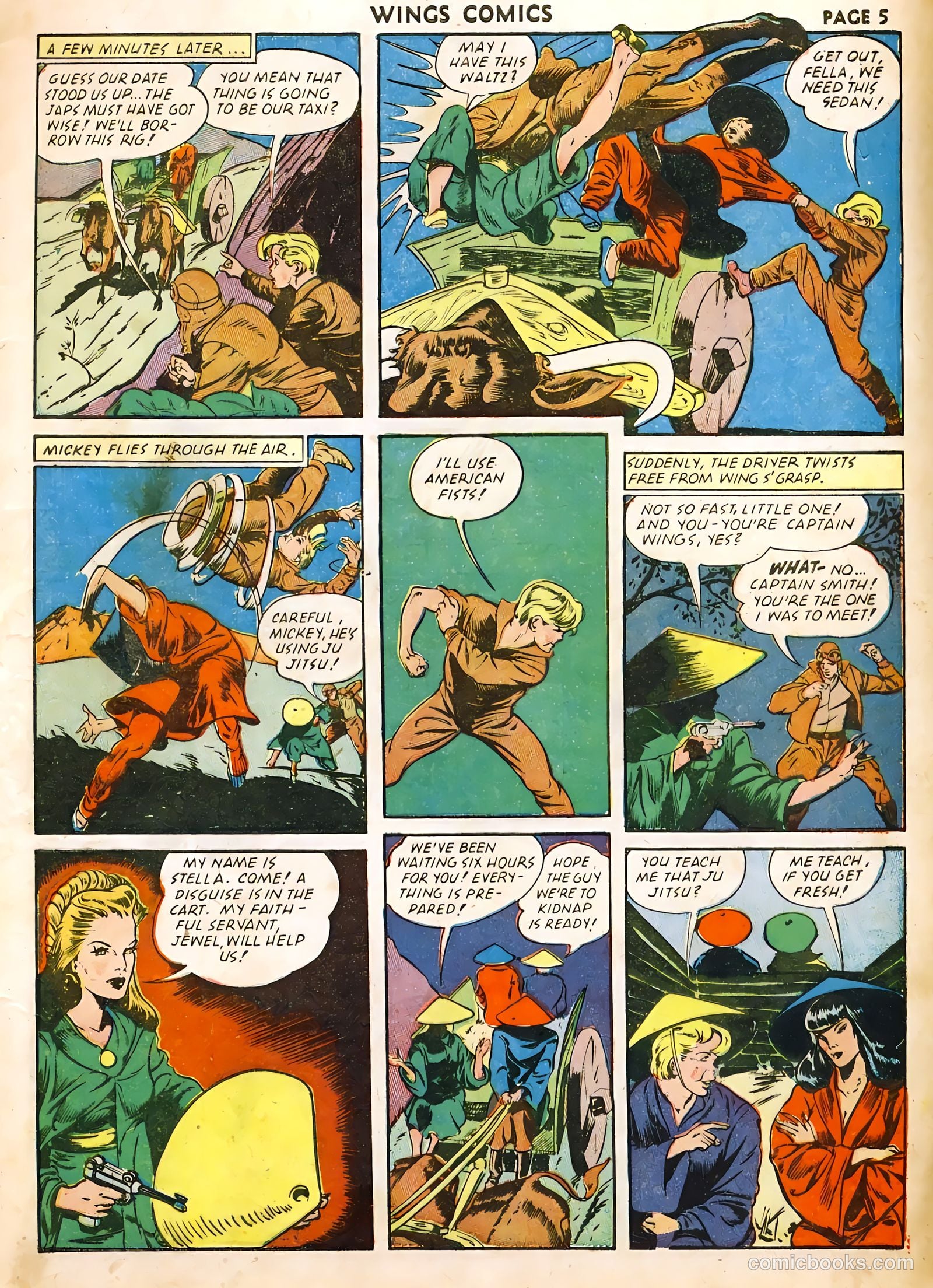 Wings Comics #22 — page 7 of 68