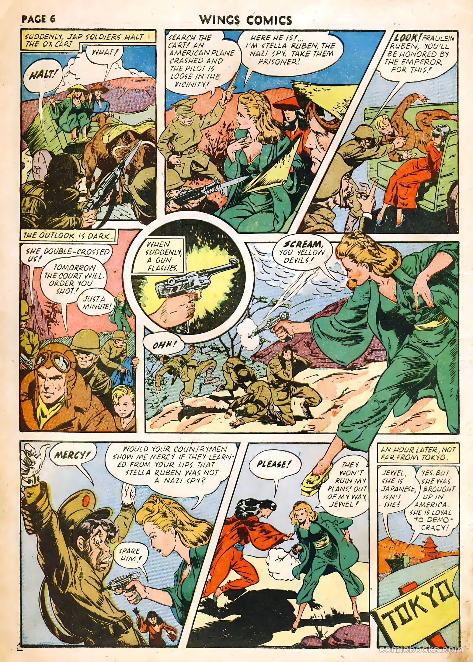 Wings Comics #22 — page 8 of 68