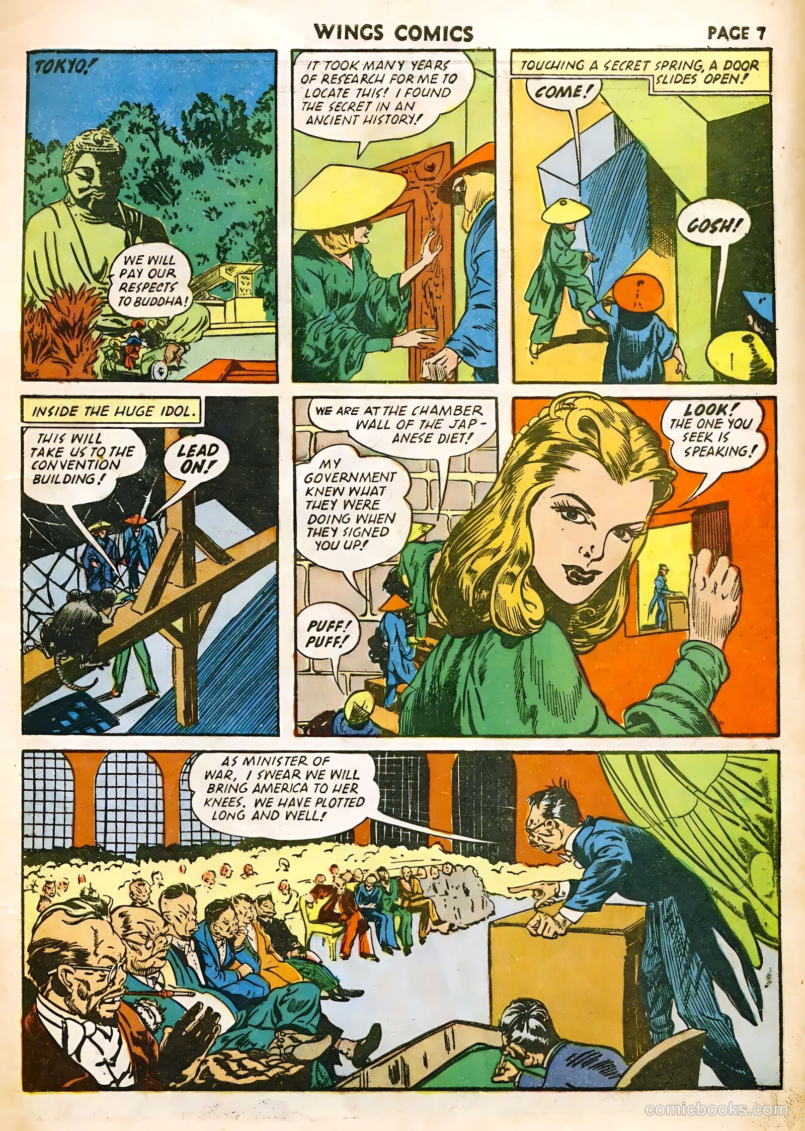 Wings Comics #22 — page 9 of 68