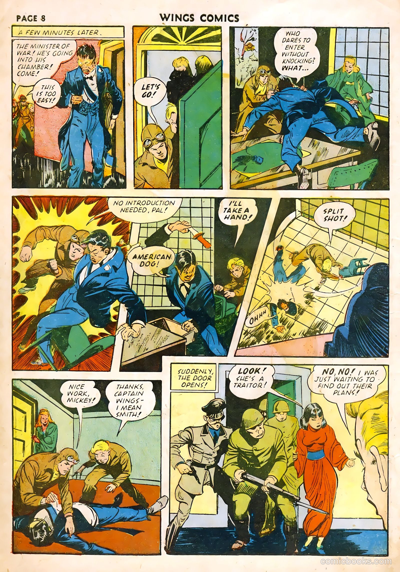 Wings Comics #22 — page 10 of 68