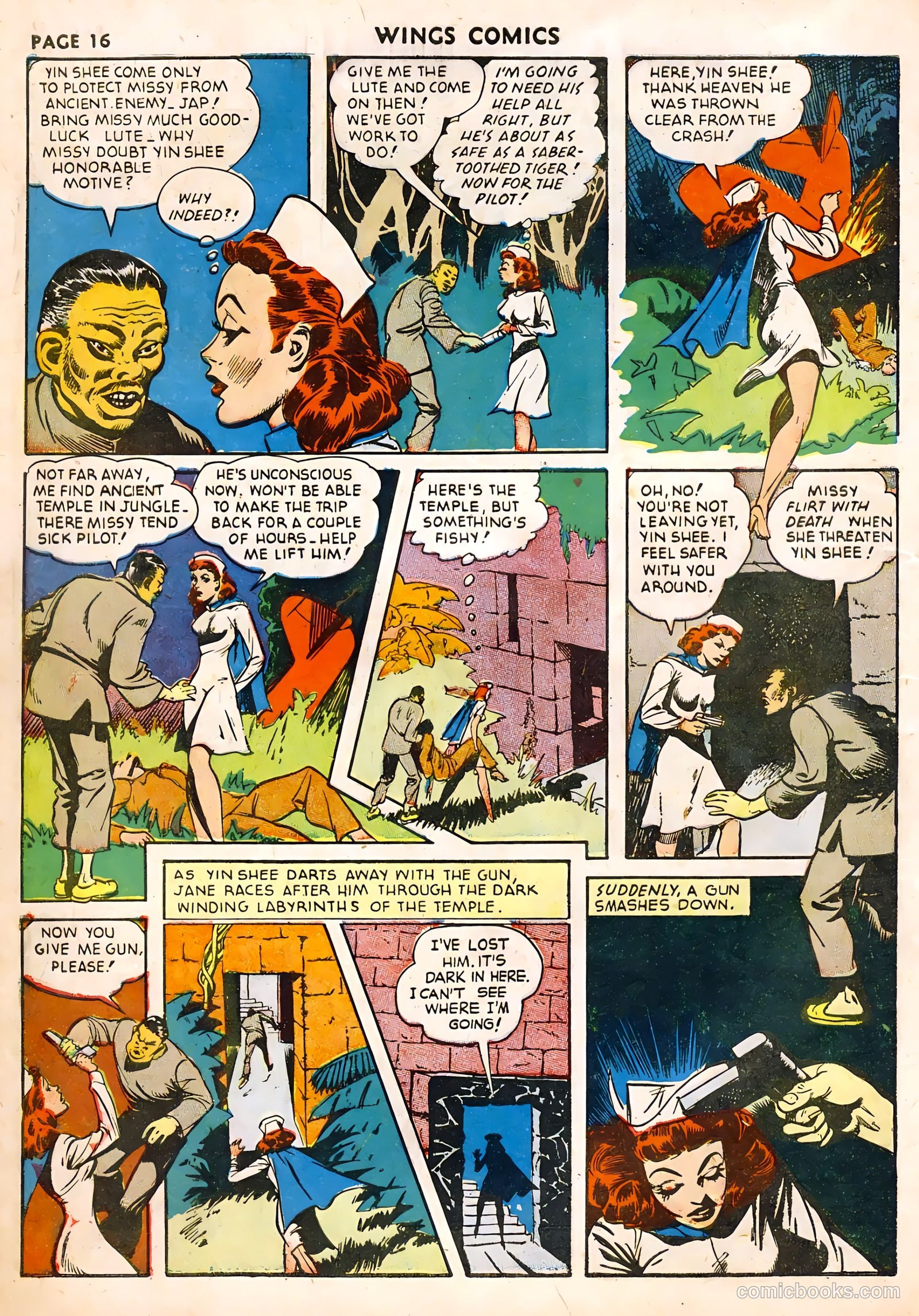 Wings Comics #22 — page 18 of 68