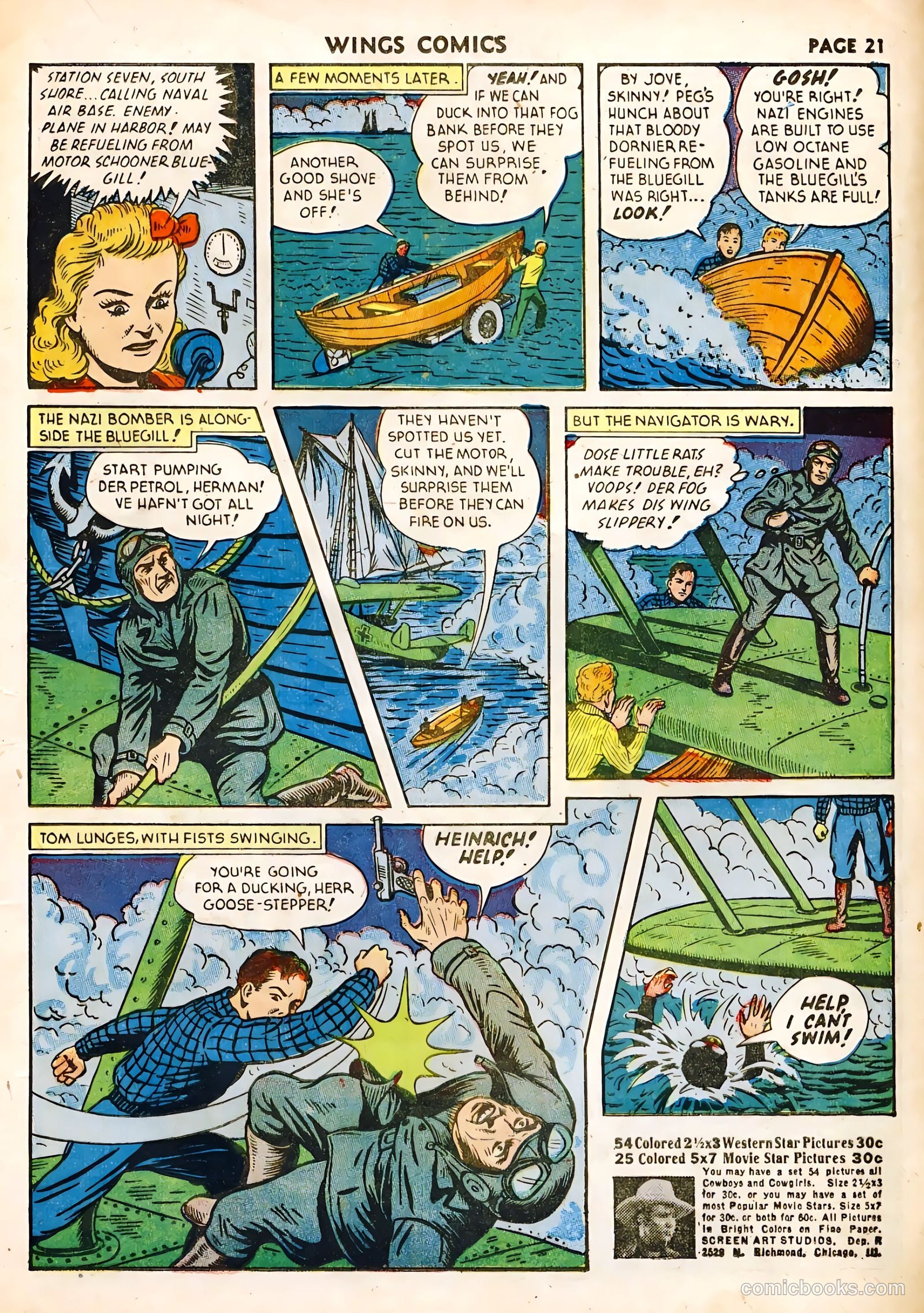 Wings Comics #22 — page 23 of 68
