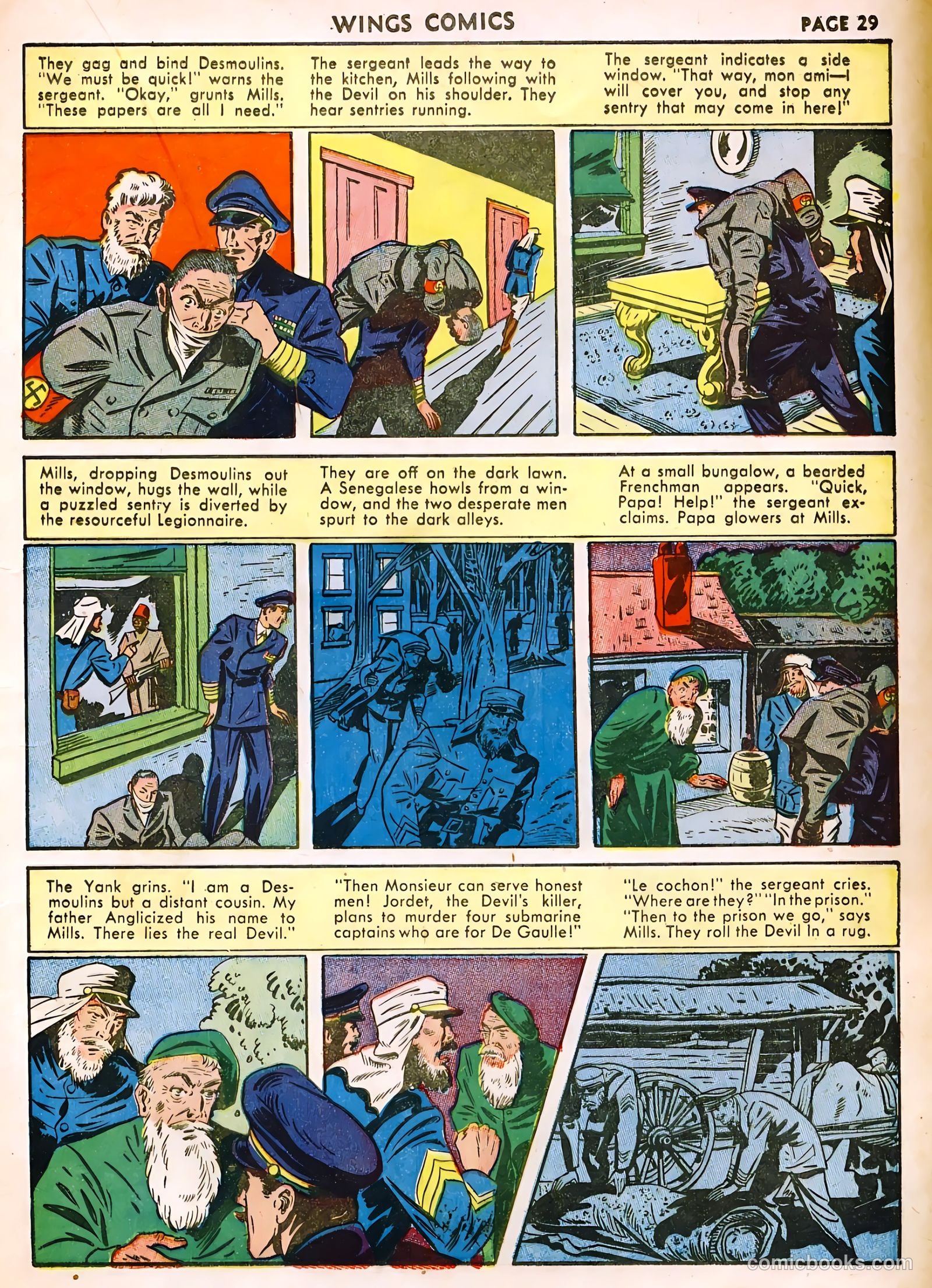 Wings Comics #22 — page 31 of 68