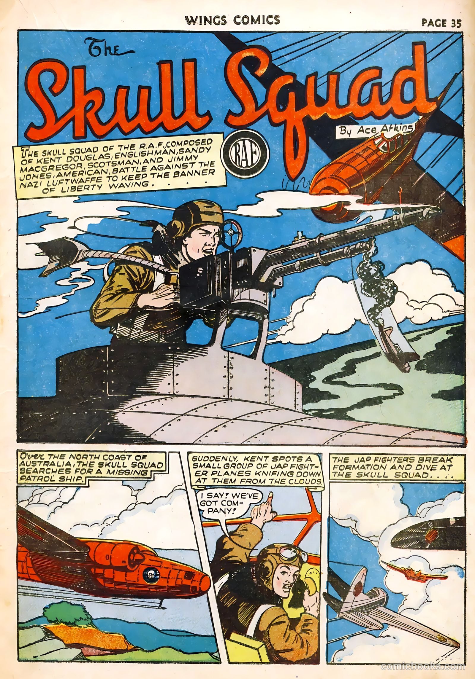 Wings Comics #22 — page 37 of 68