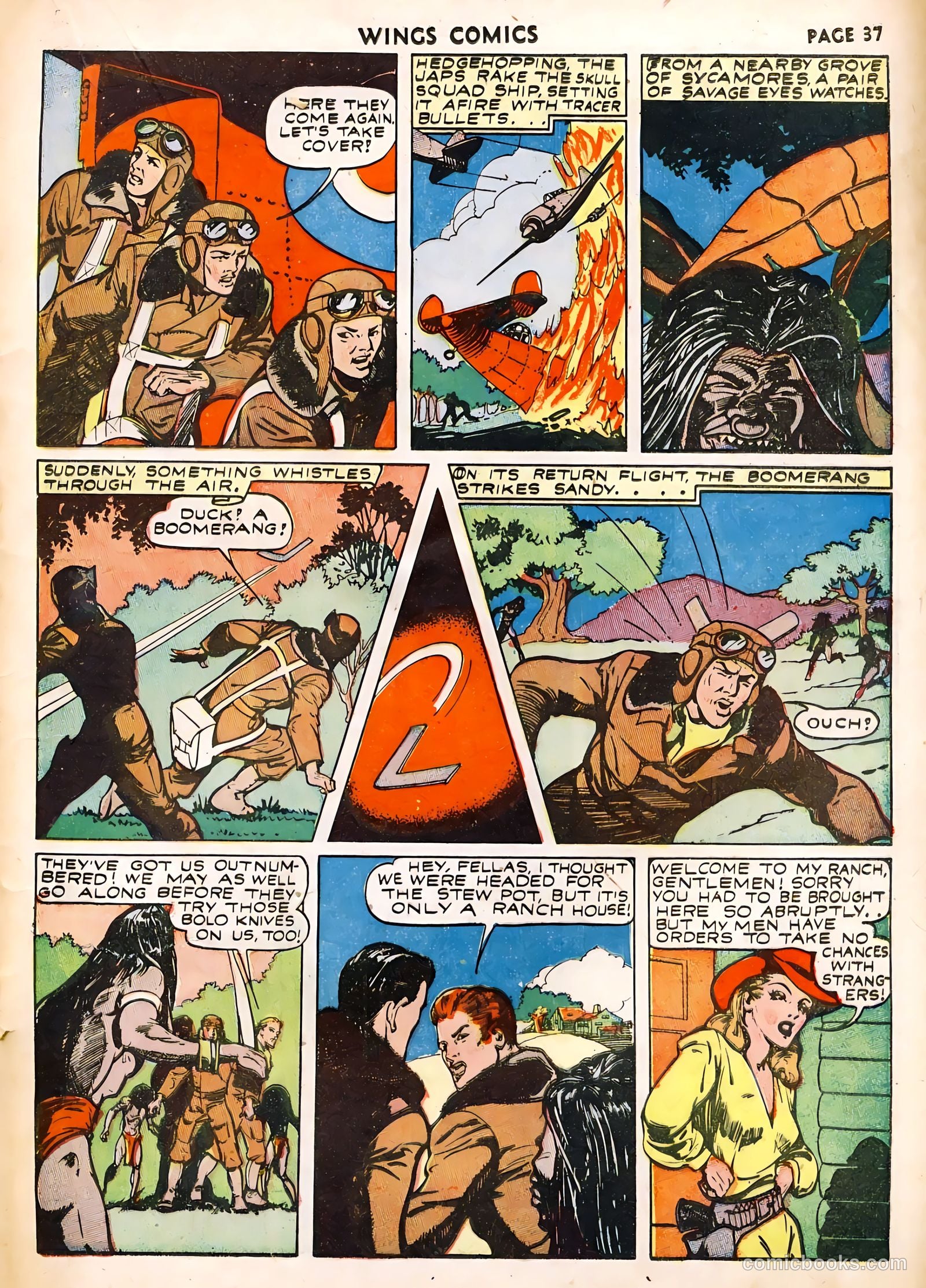 Wings Comics #22 — page 39 of 68