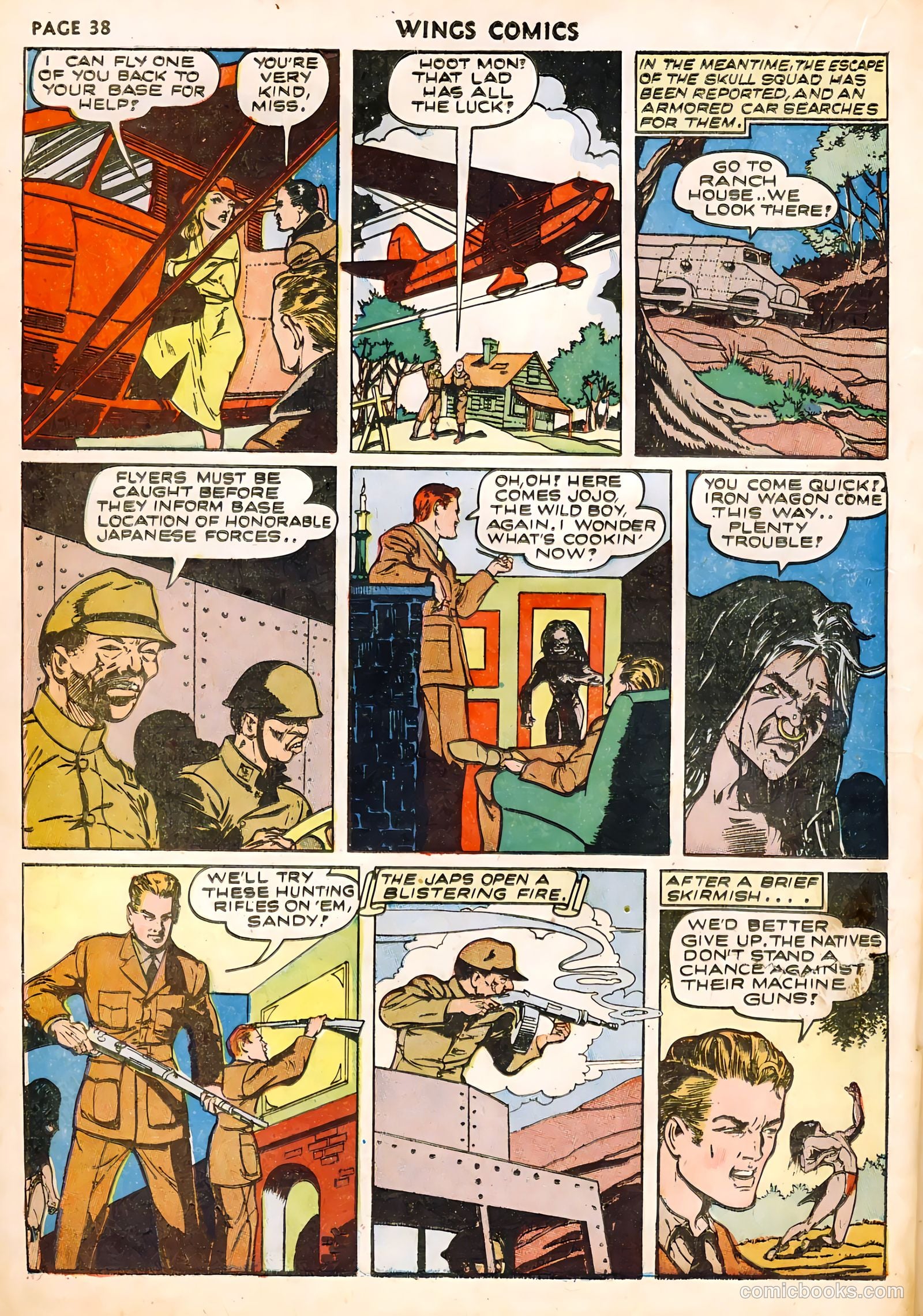 Wings Comics #22 — page 40 of 68