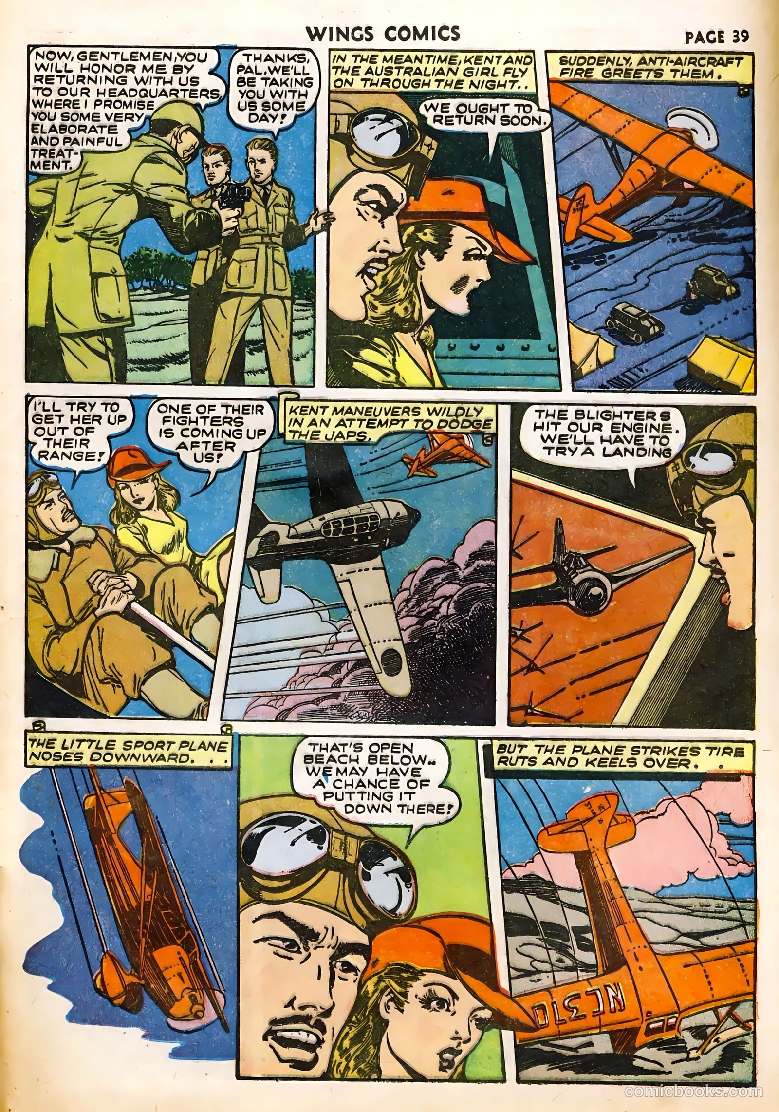 Wings Comics #22 — page 41 of 68