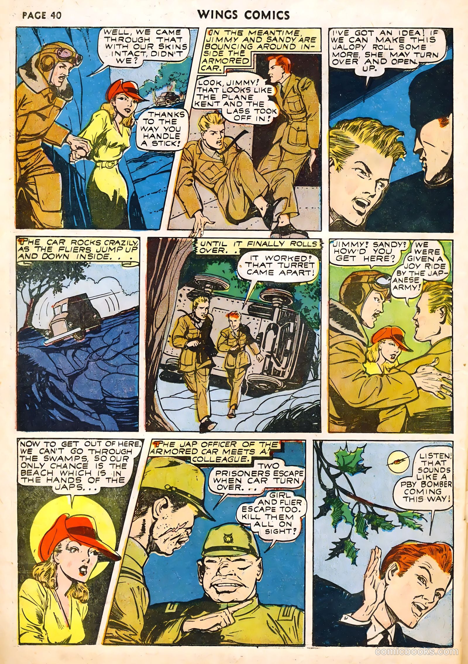 Wings Comics #22 — page 42 of 68