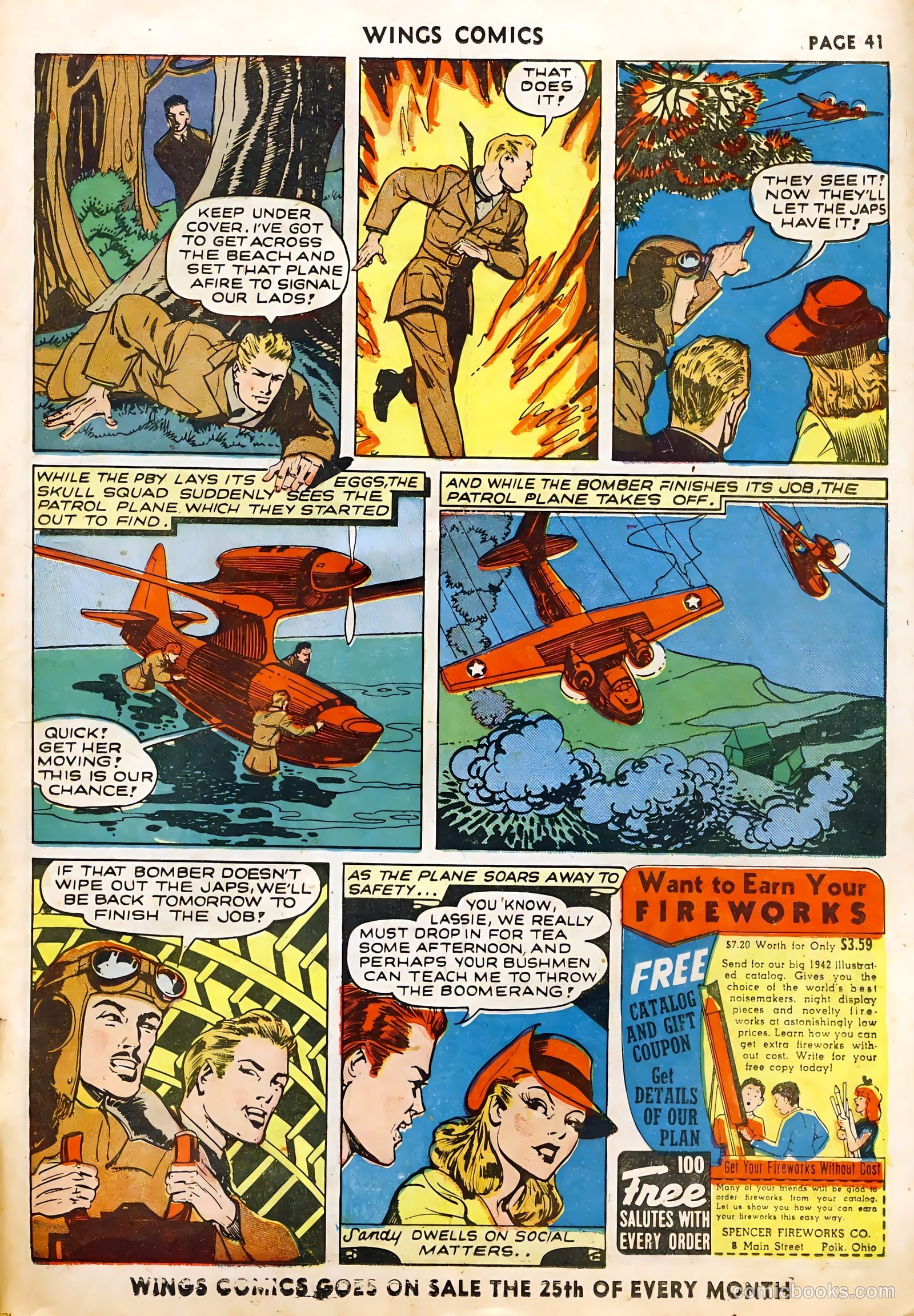 Wings Comics #22 — page 43 of 68