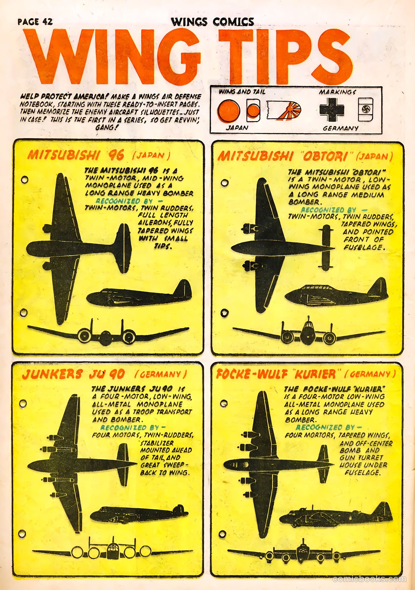 Wings Comics #22 — page 44 of 68