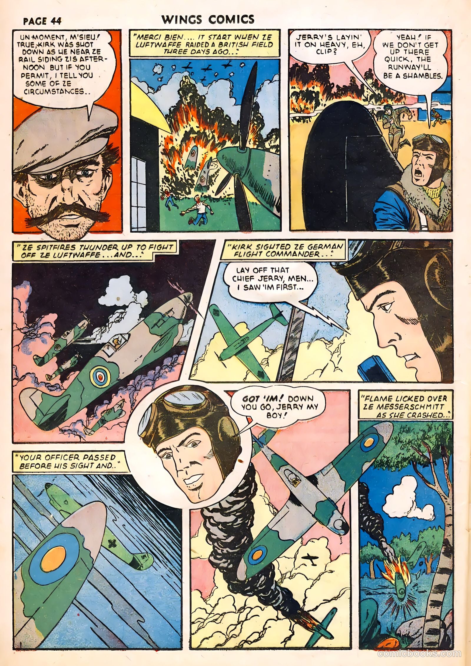 Wings Comics #22 — page 46 of 68