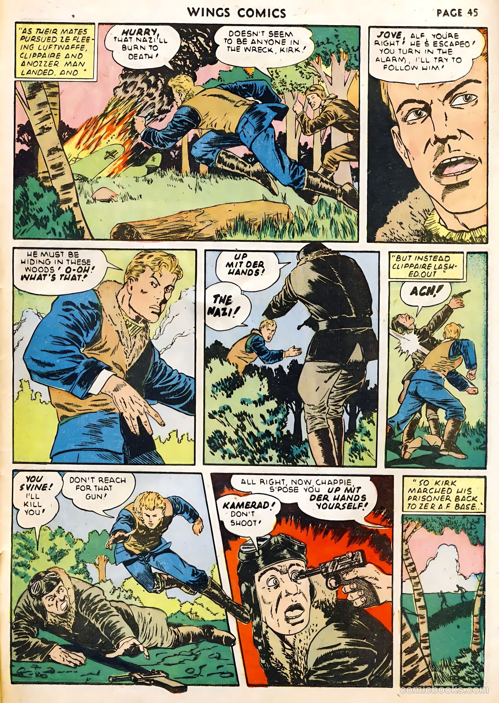 Wings Comics #22 — page 47 of 68
