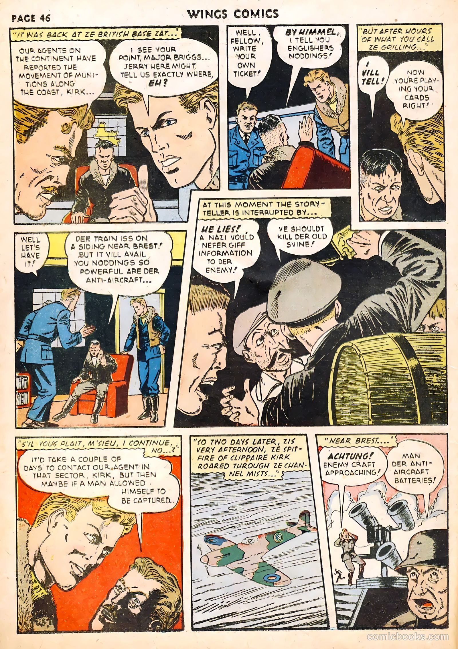Wings Comics #22 — page 48 of 68