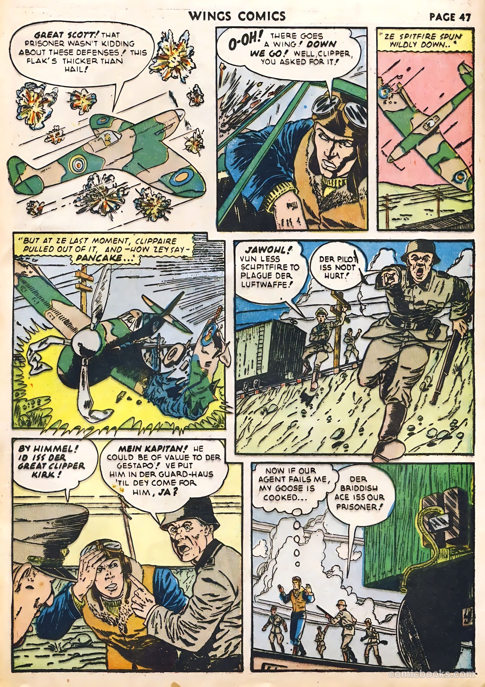 Wings Comics #22 — page 49 of 68