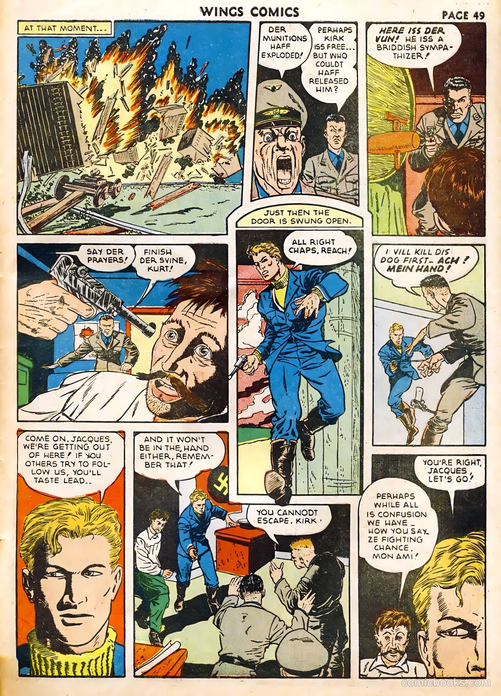 Wings Comics #22 — page 51 of 68