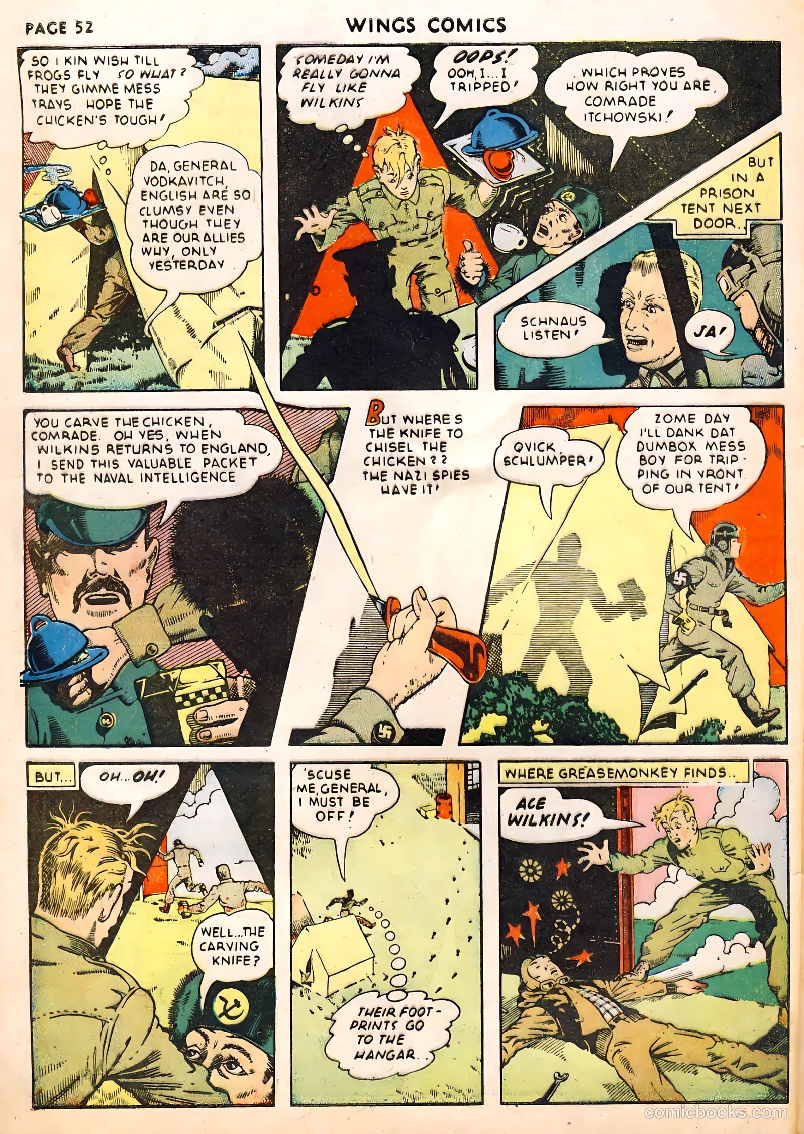 Wings Comics #22 — page 54 of 68