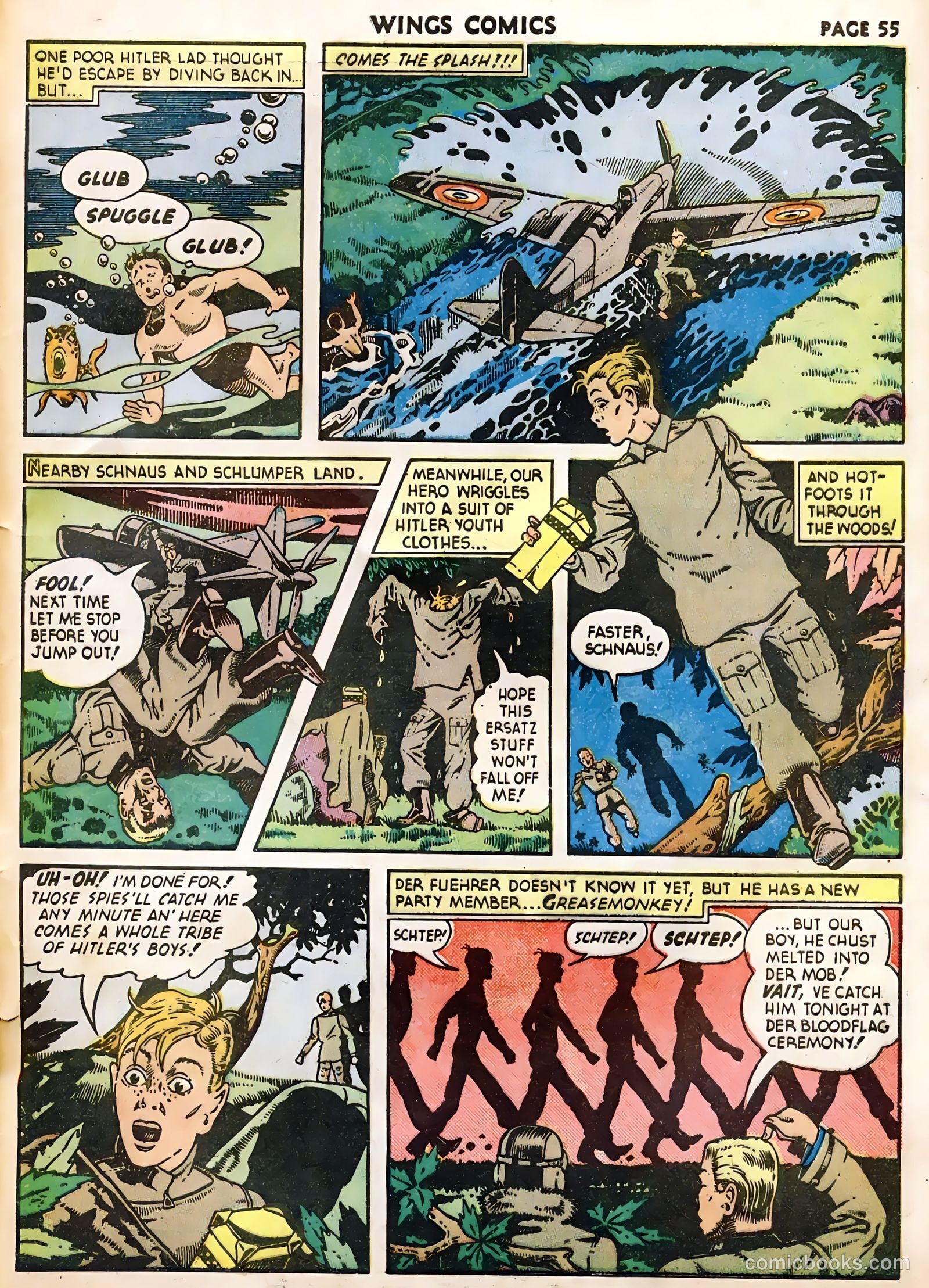 Wings Comics #22 — page 57 of 68