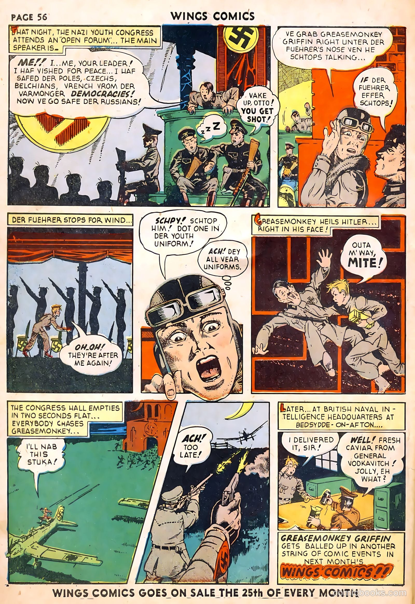 Wings Comics #22 — page 58 of 68