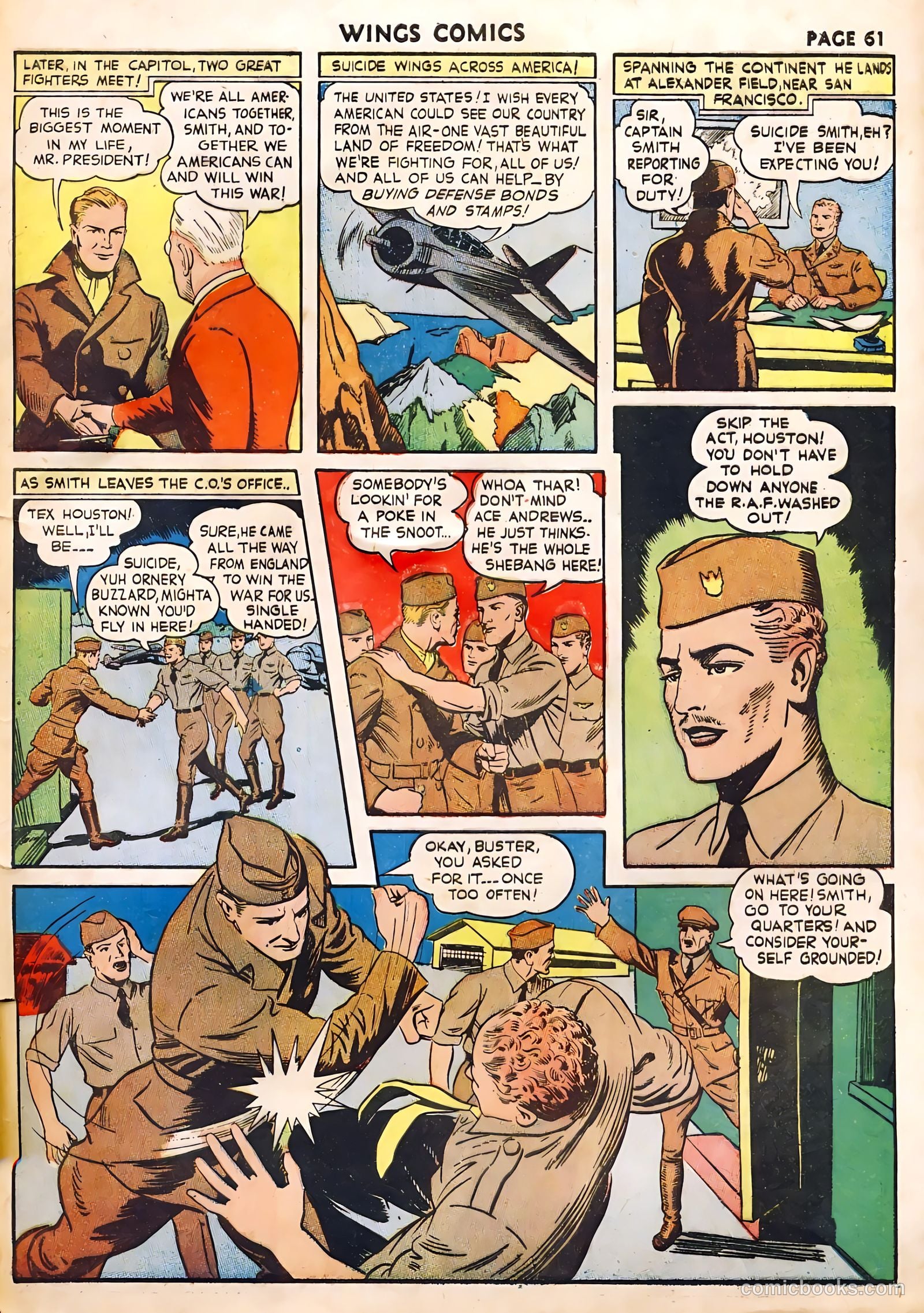 Wings Comics #22 — page 63 of 68