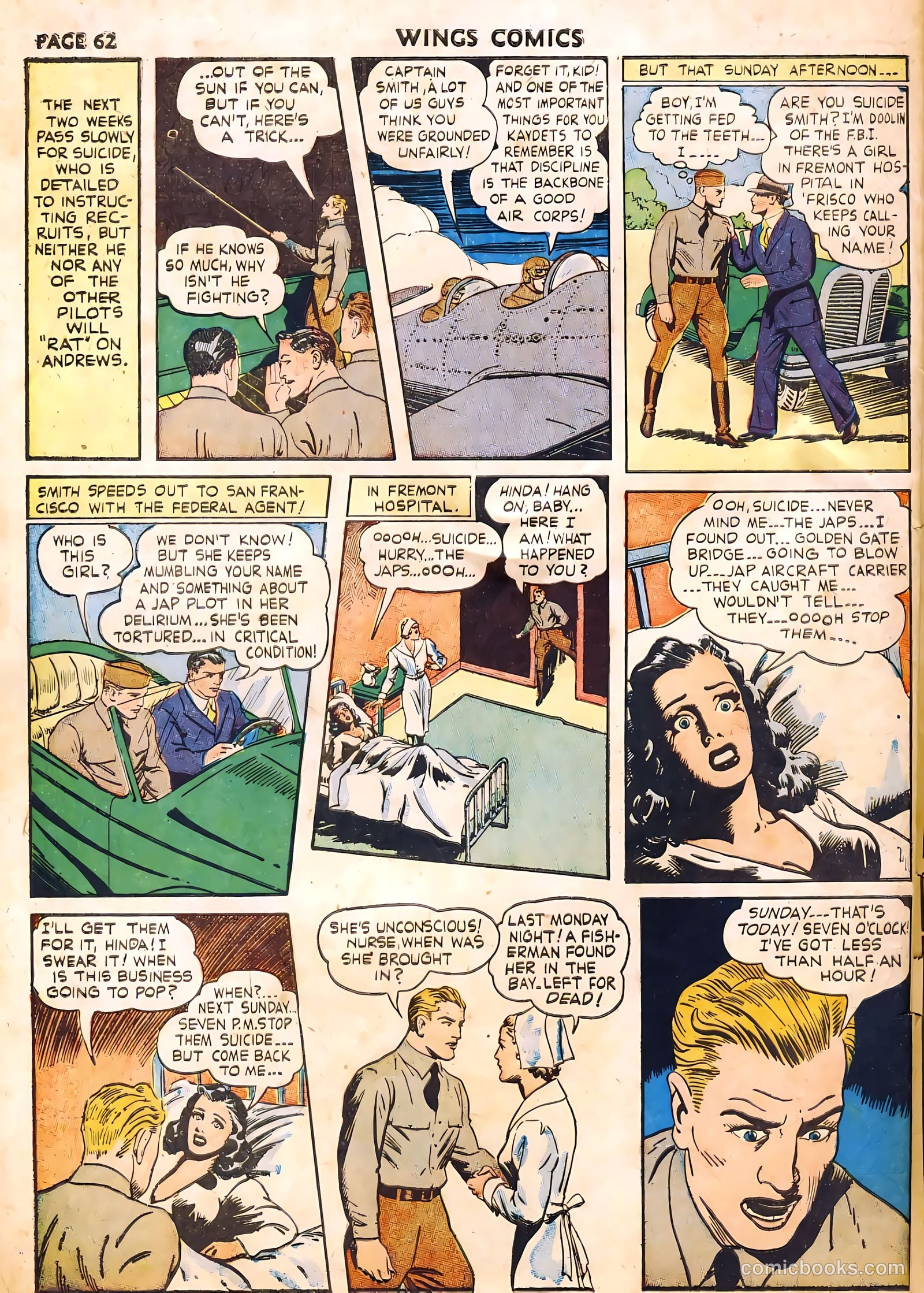 Wings Comics #22 — page 64 of 68