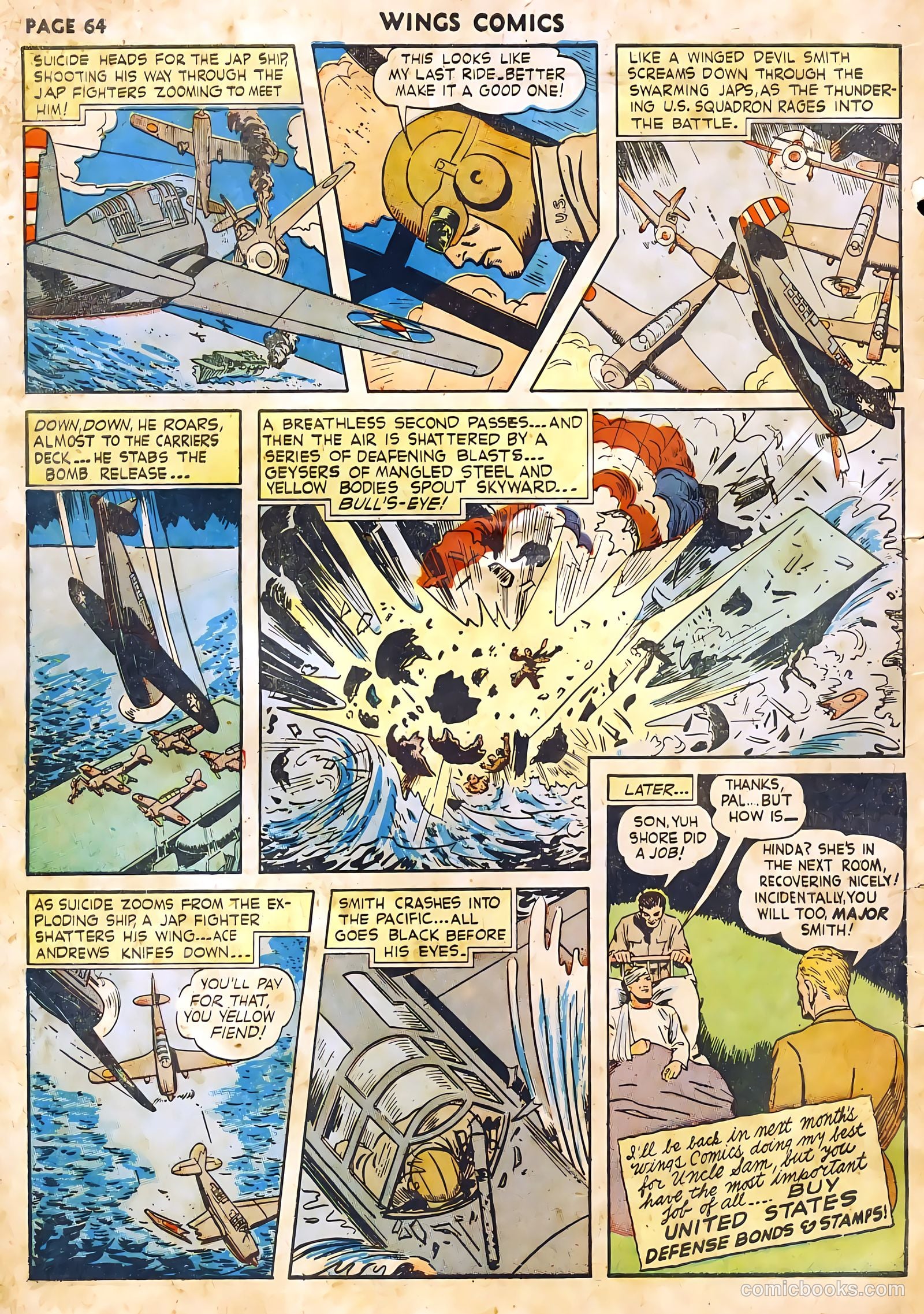 Wings Comics #22 — page 66 of 68