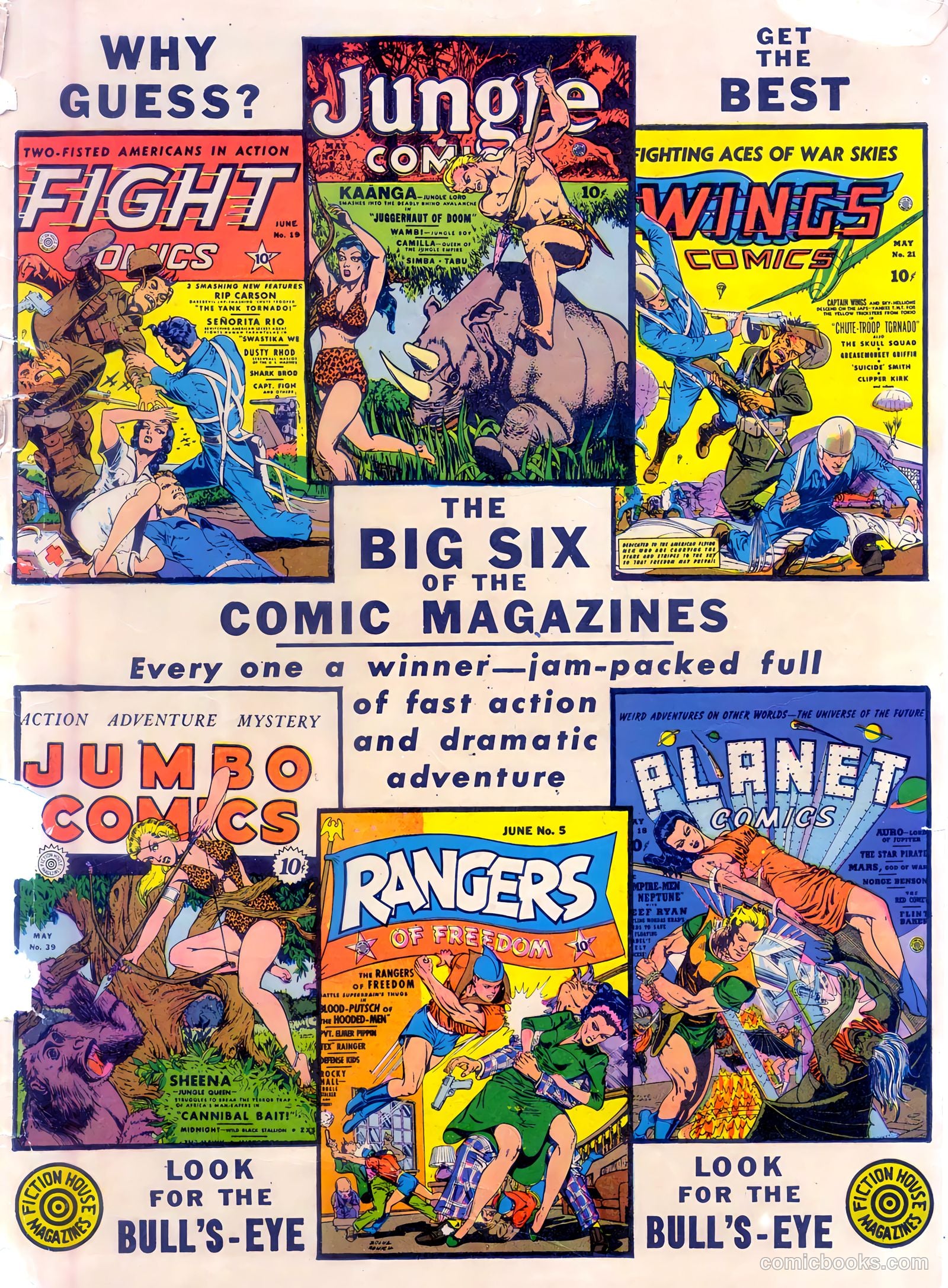 Wings Comics #22 — page 67 of 68