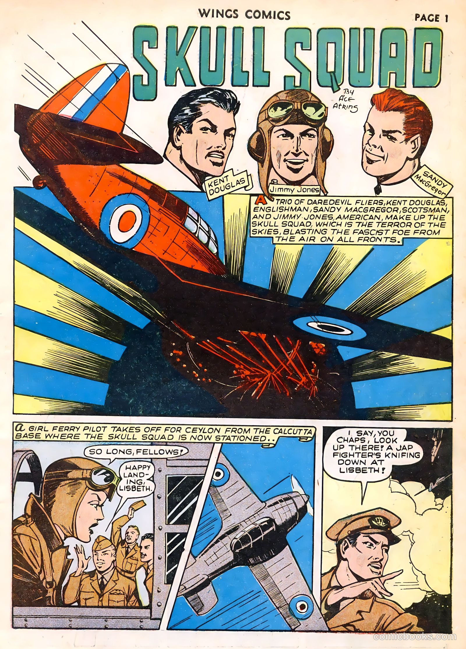 Wings Comics #23 — page 3 of 68
