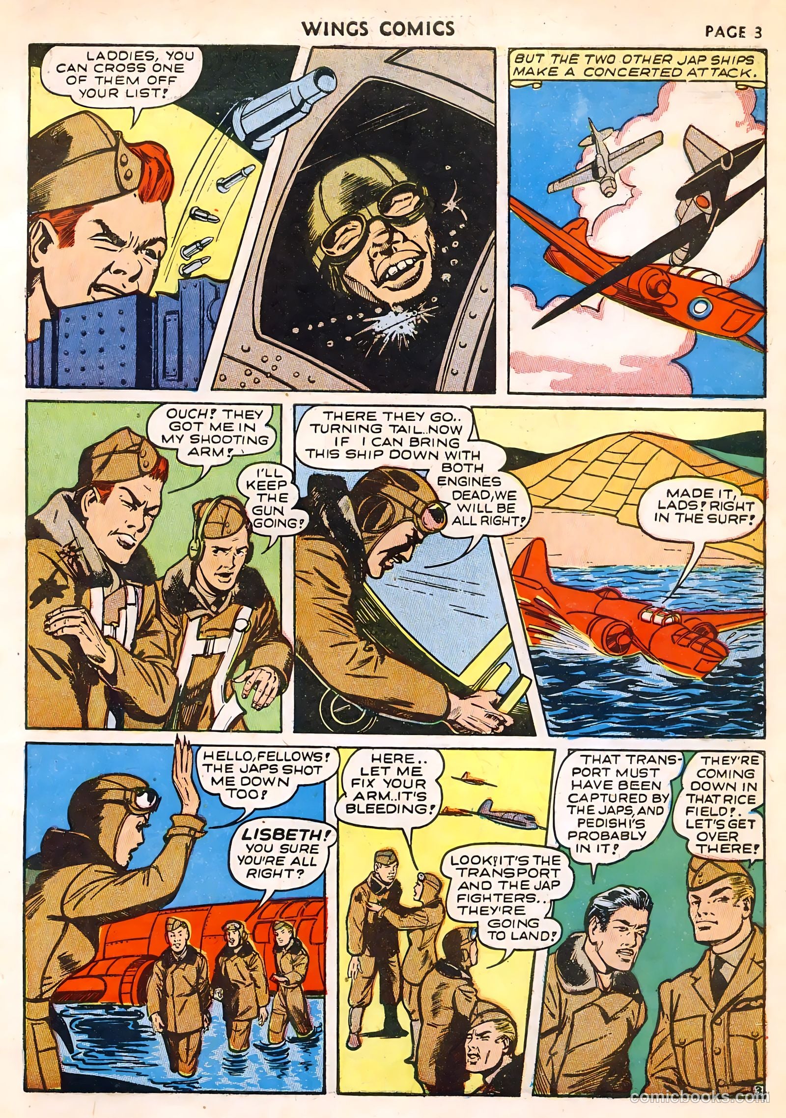 Wings Comics #23 — page 5 of 68