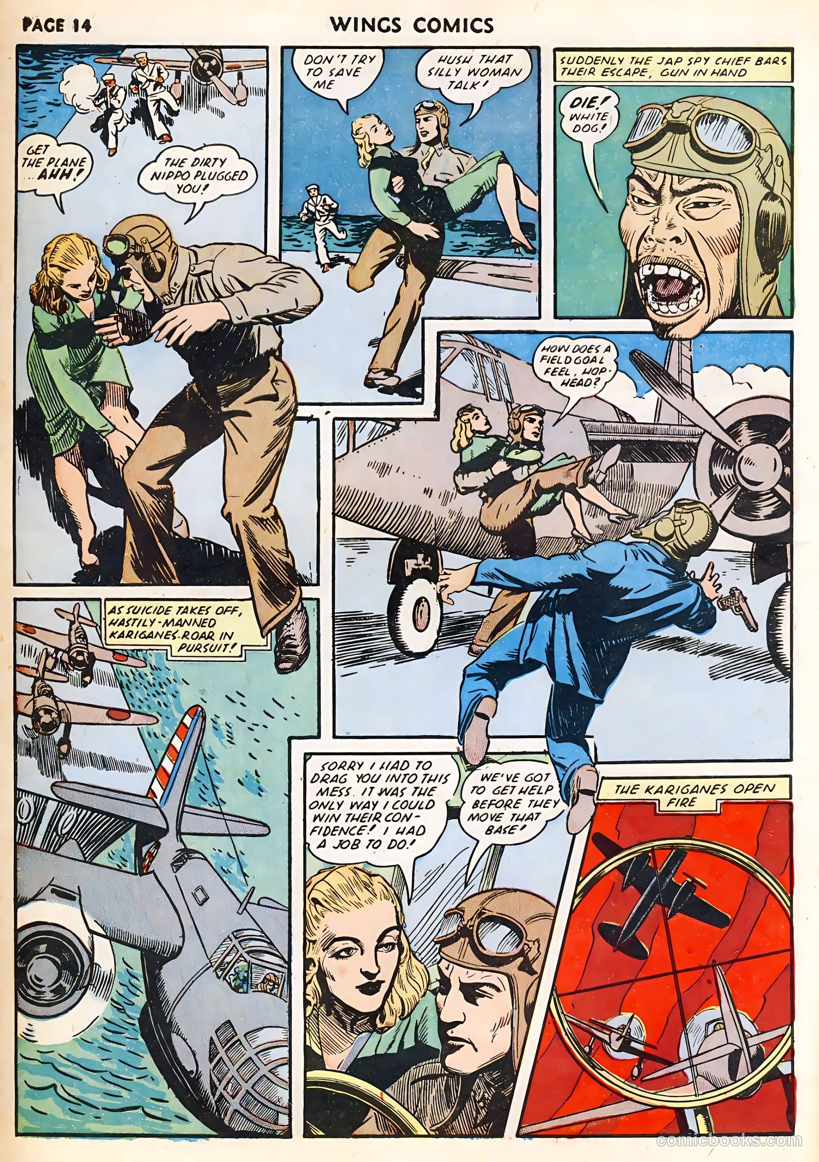 Wings Comics #23 — page 16 of 68