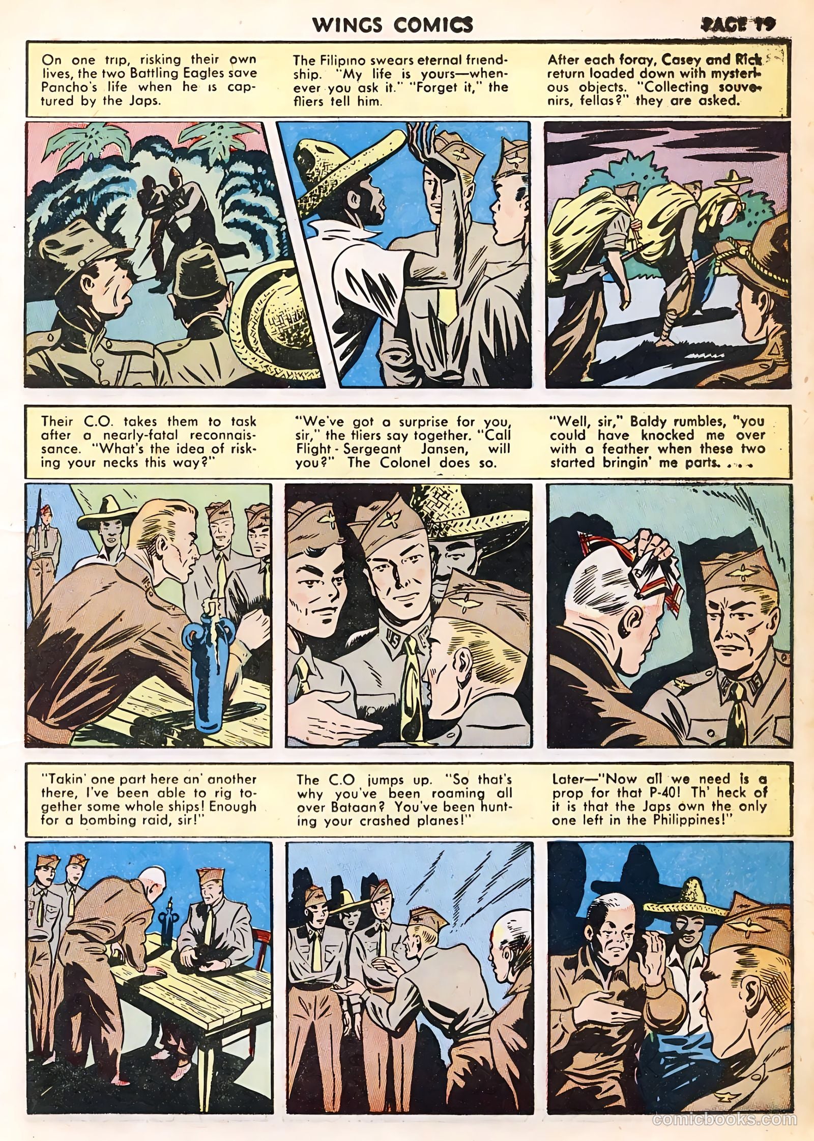 Wings Comics #23 — page 21 of 68