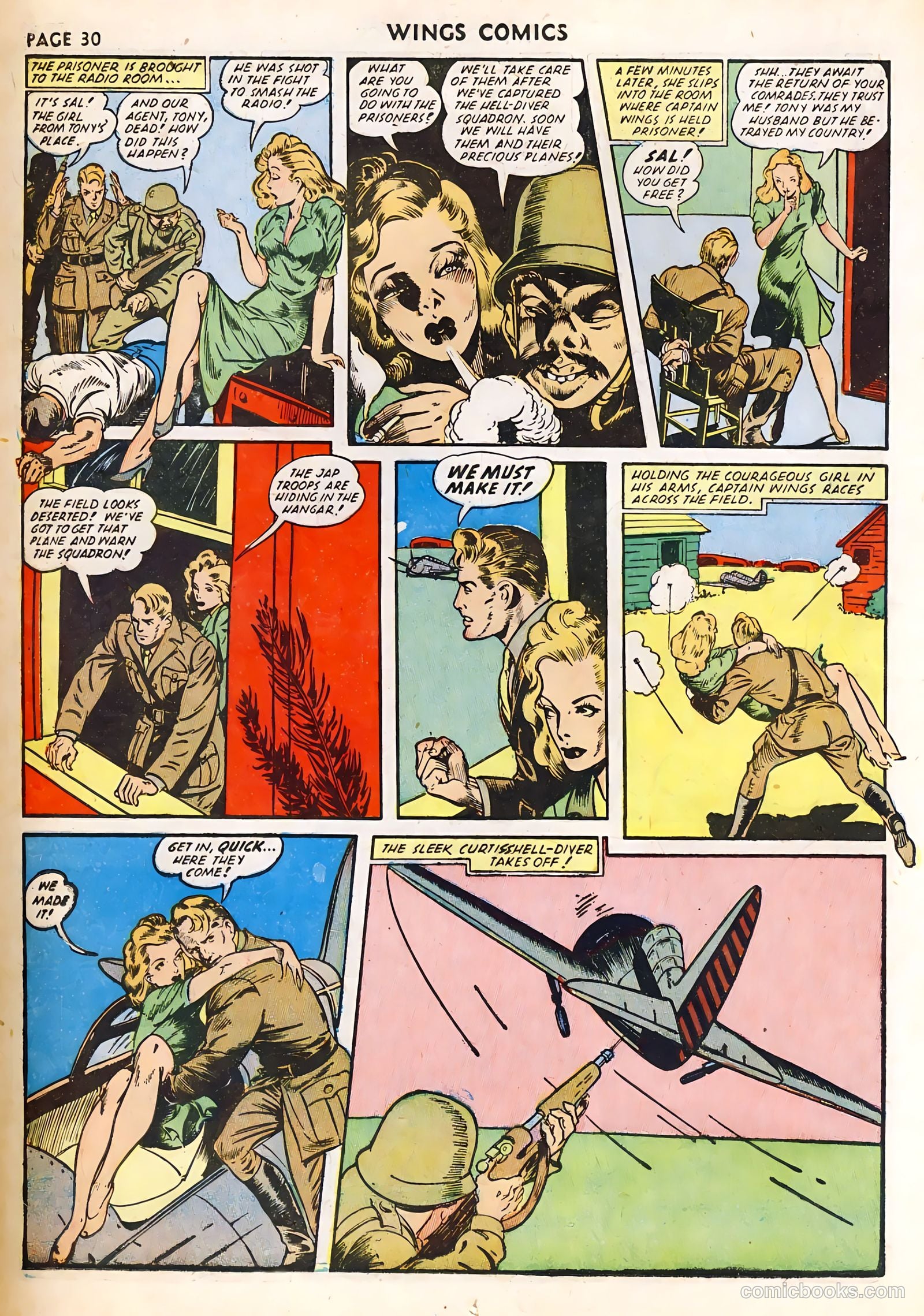 Wings Comics #23 — page 32 of 68