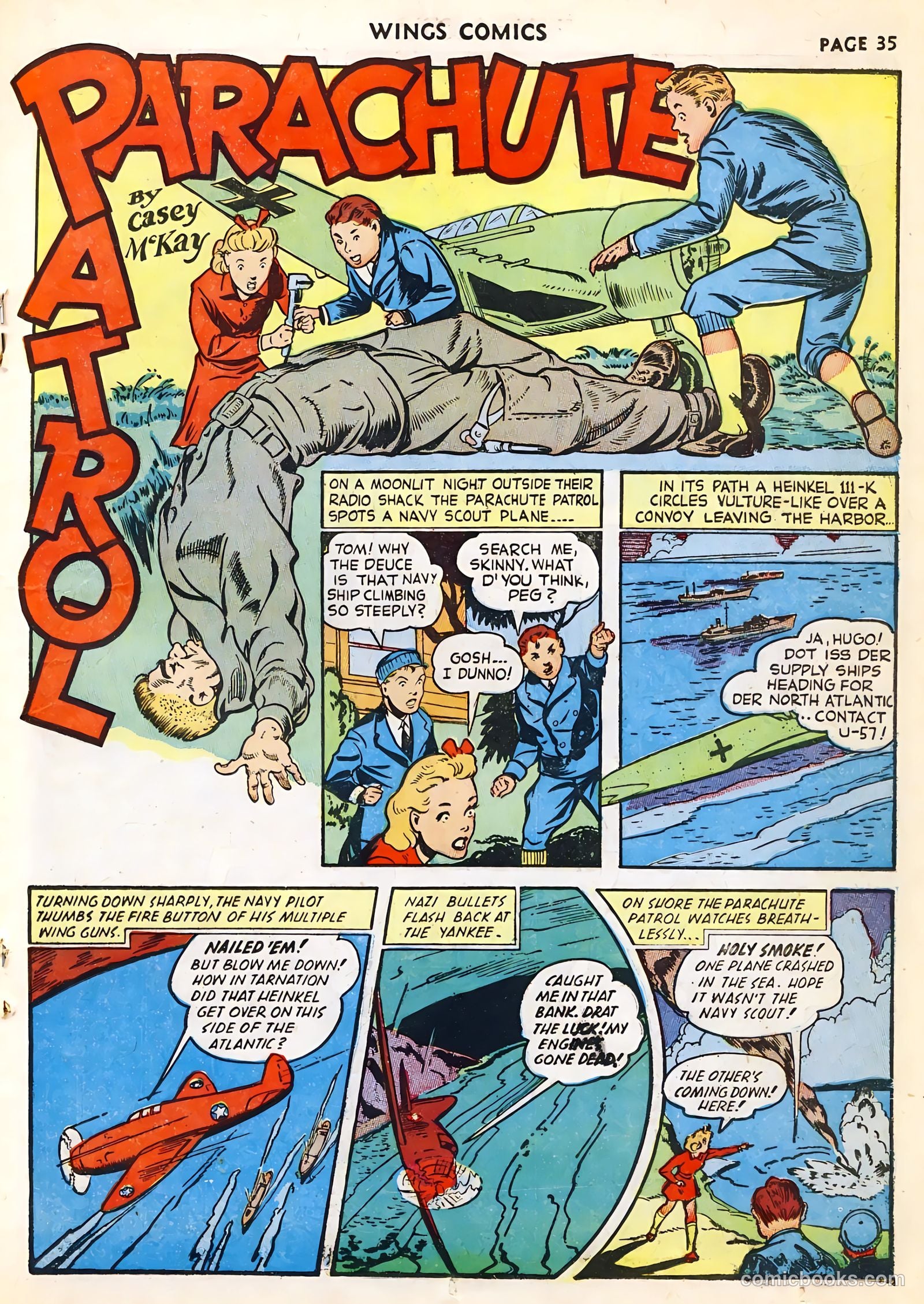 Wings Comics #23 — page 37 of 68