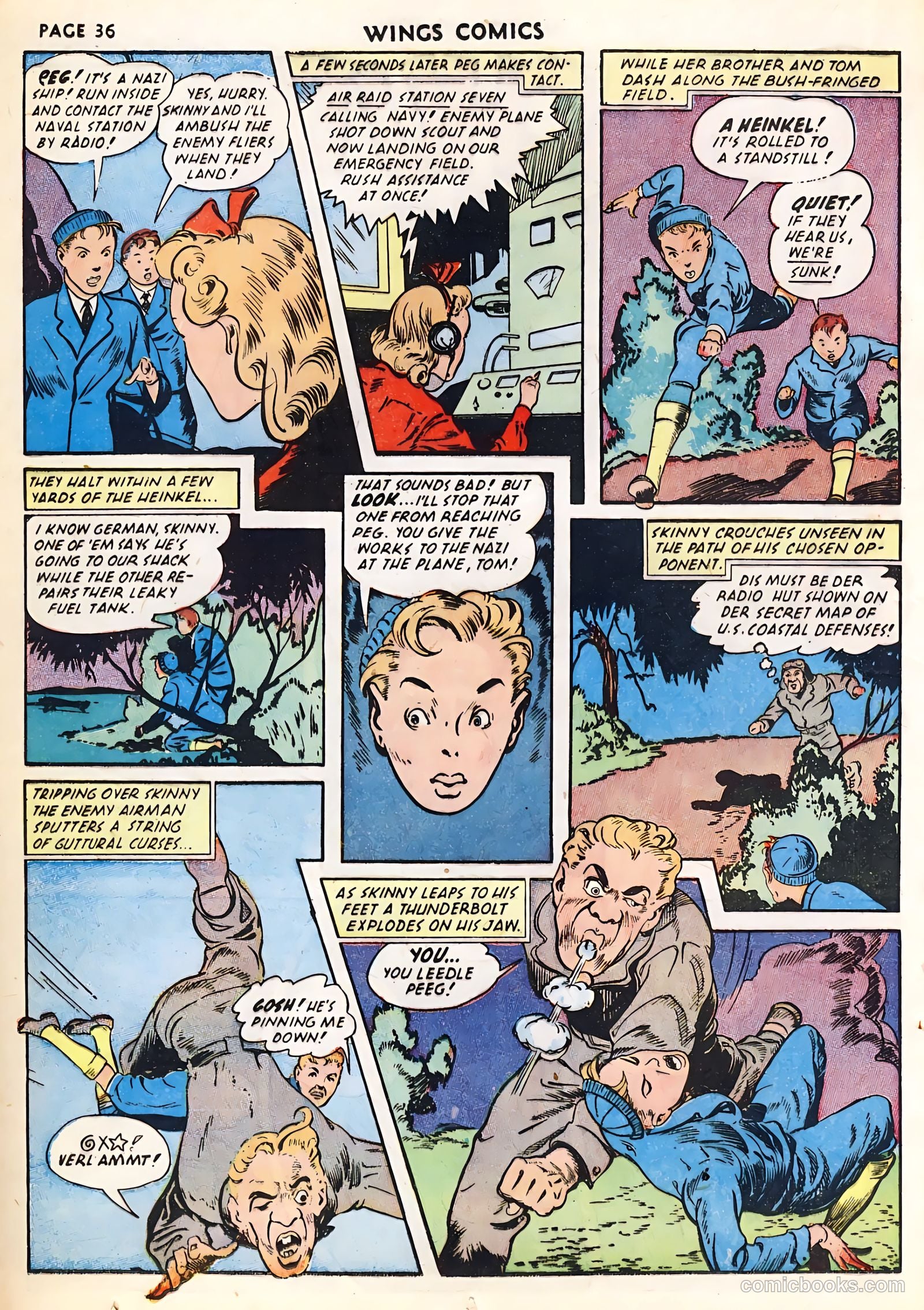 Wings Comics #23 — page 38 of 68