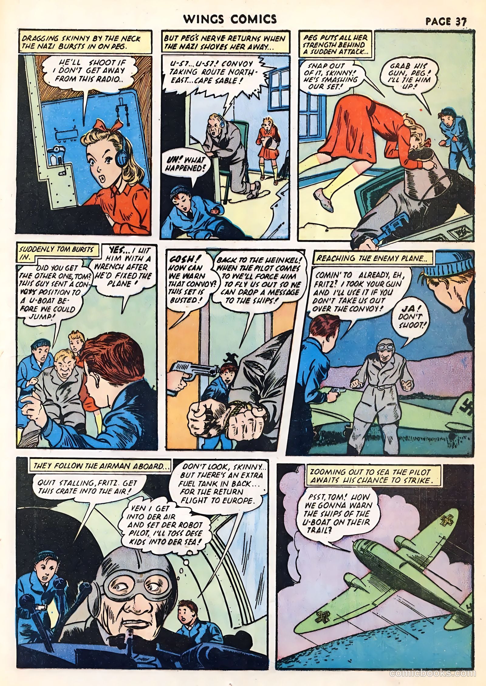 Wings Comics #23 — page 39 of 68