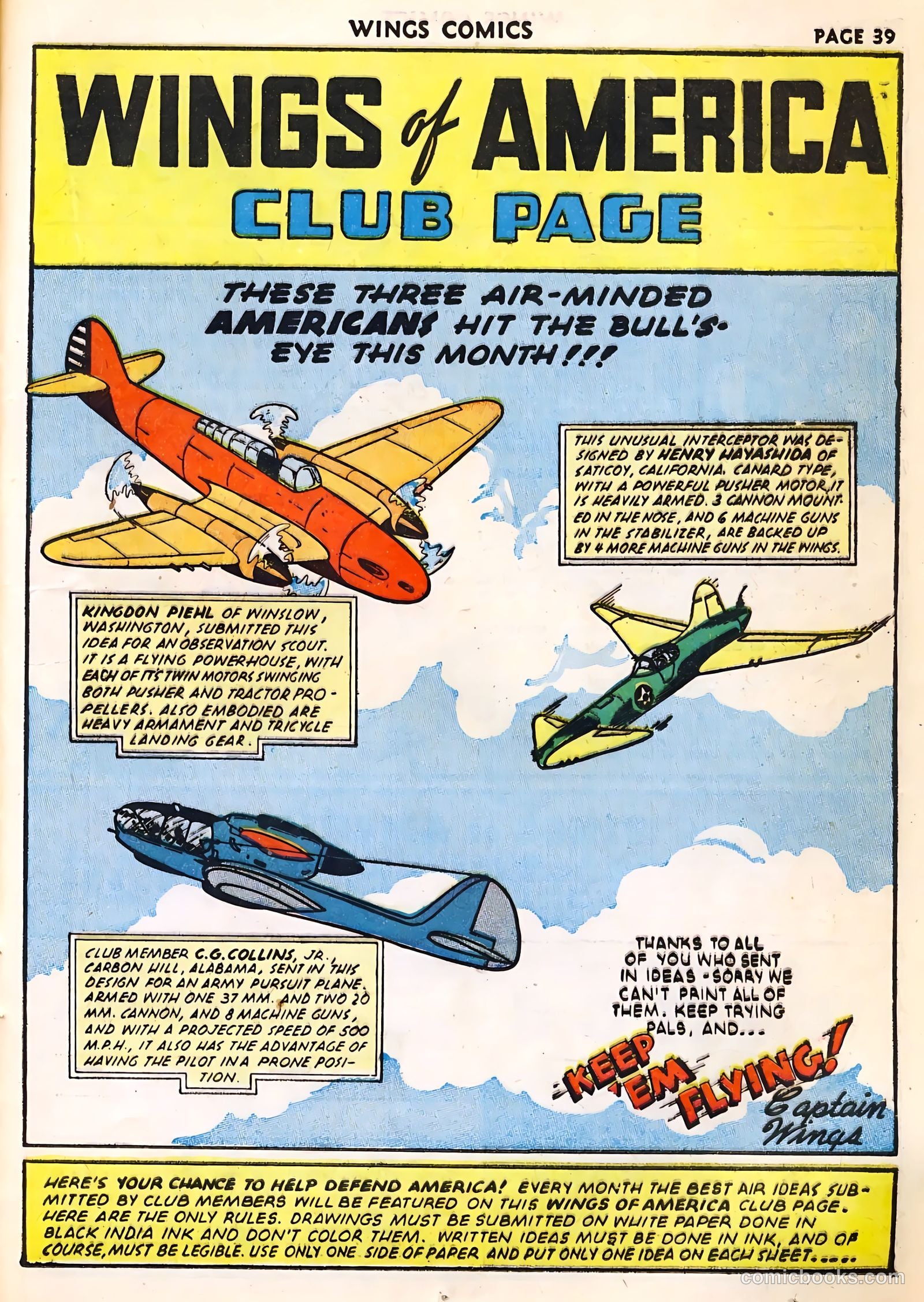 Wings Comics #23 — page 41 of 68