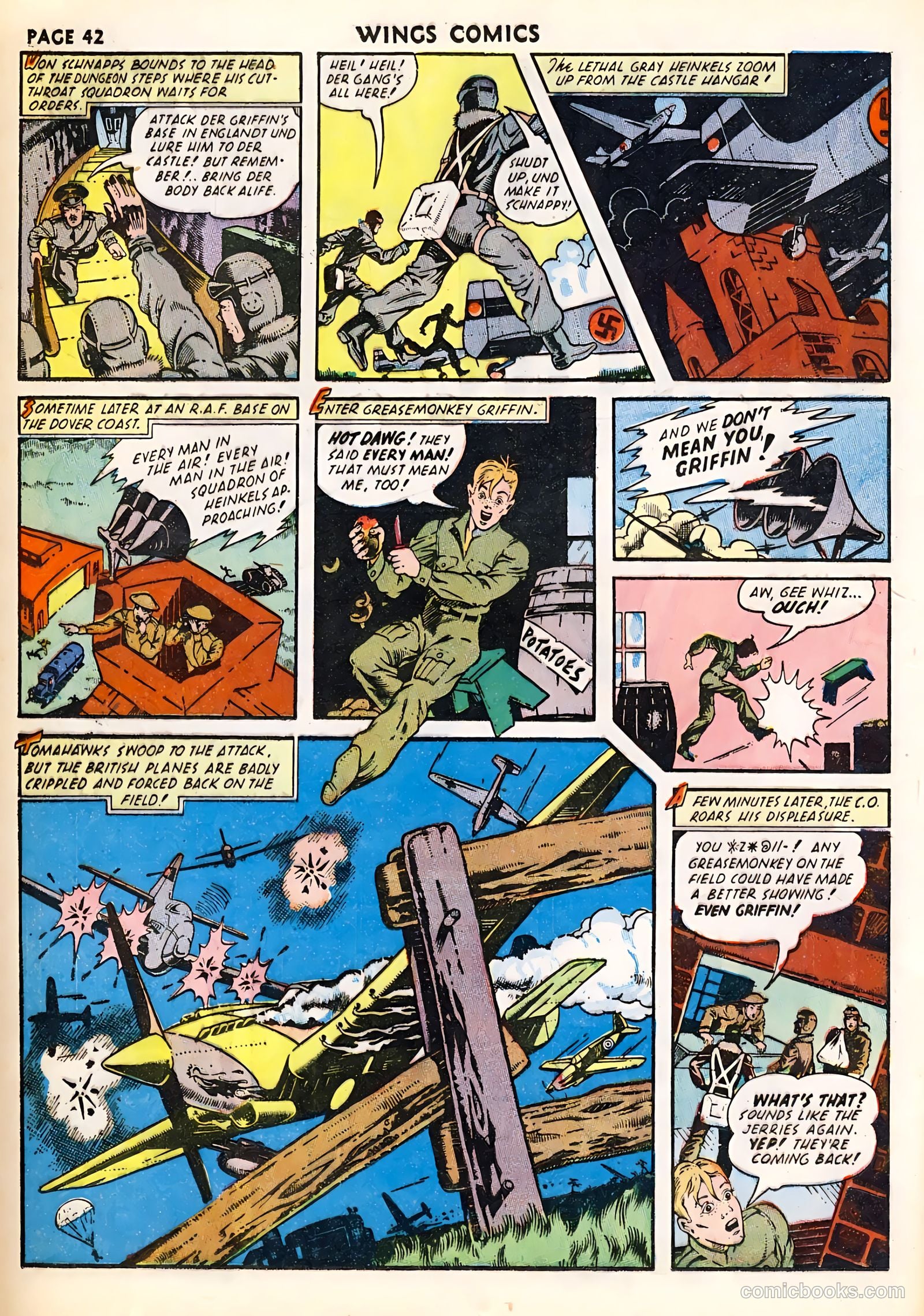 Wings Comics #23 — page 44 of 68