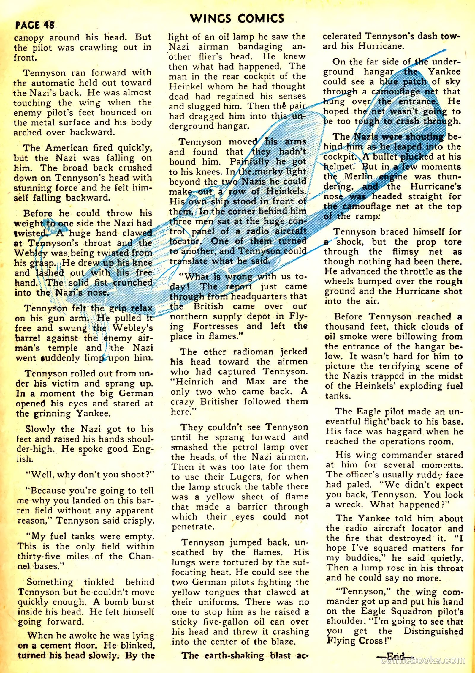 Wings Comics #23 — page 50 of 68