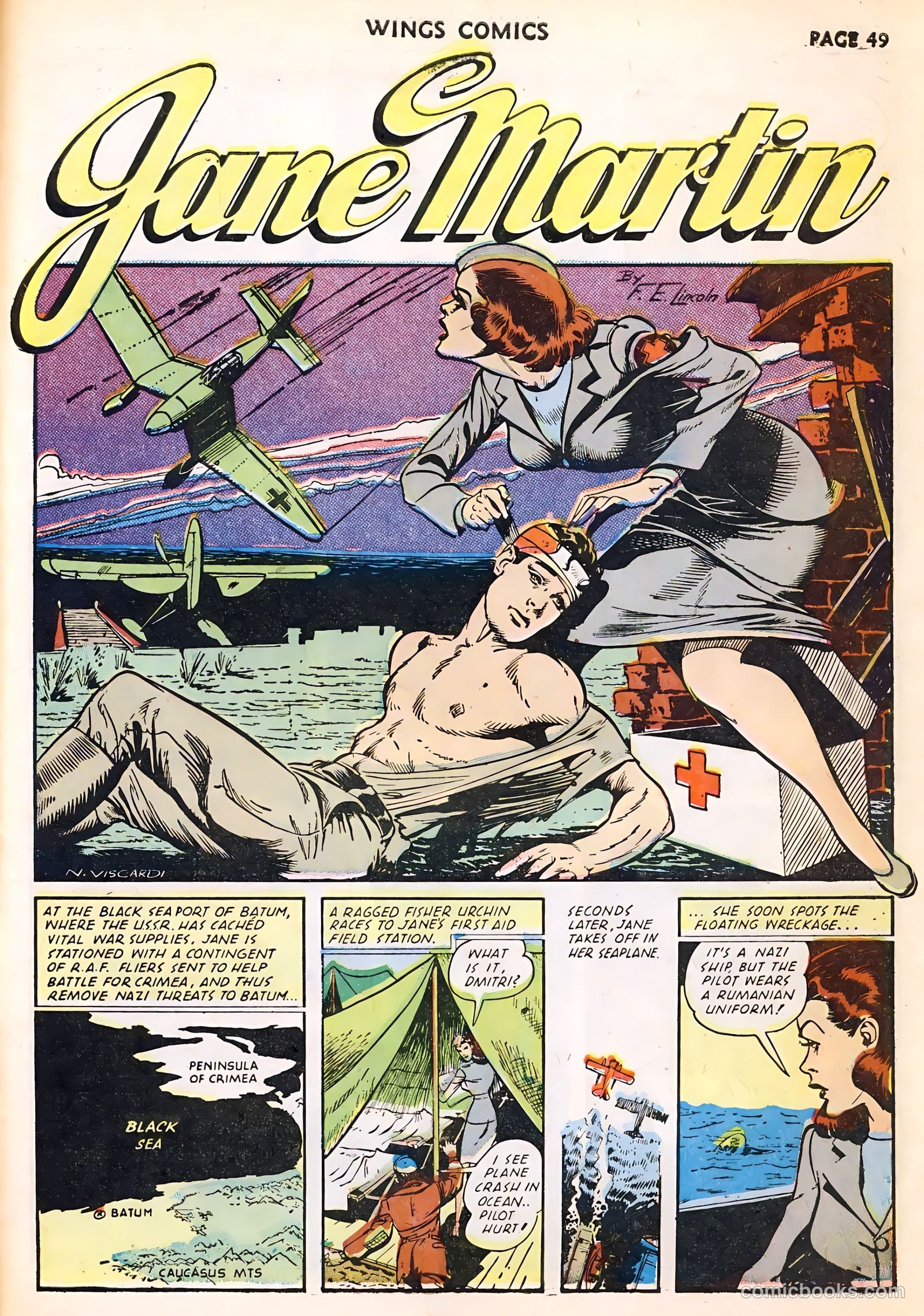 Wings Comics #23 — page 51 of 68