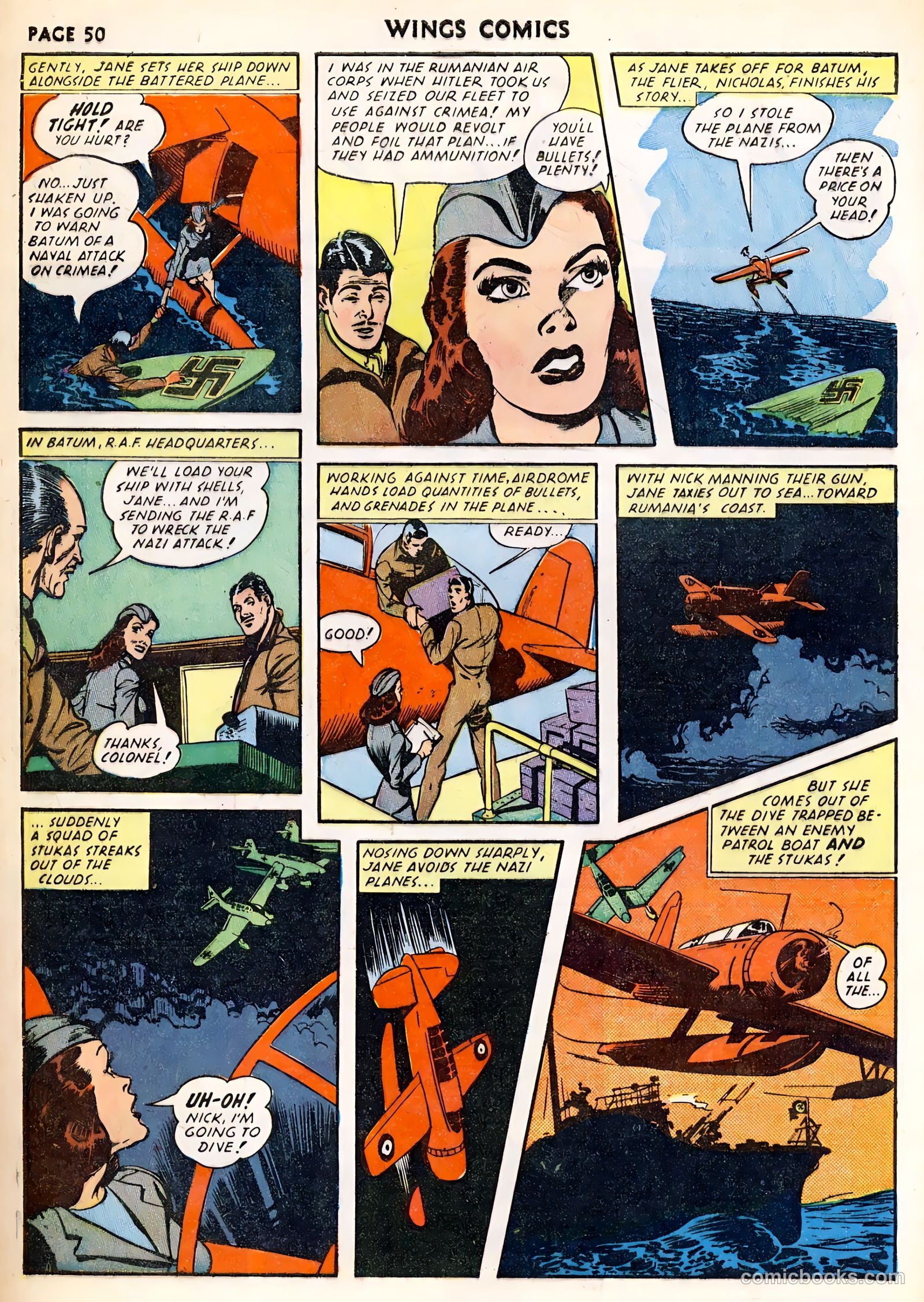 Wings Comics #23 — page 52 of 68