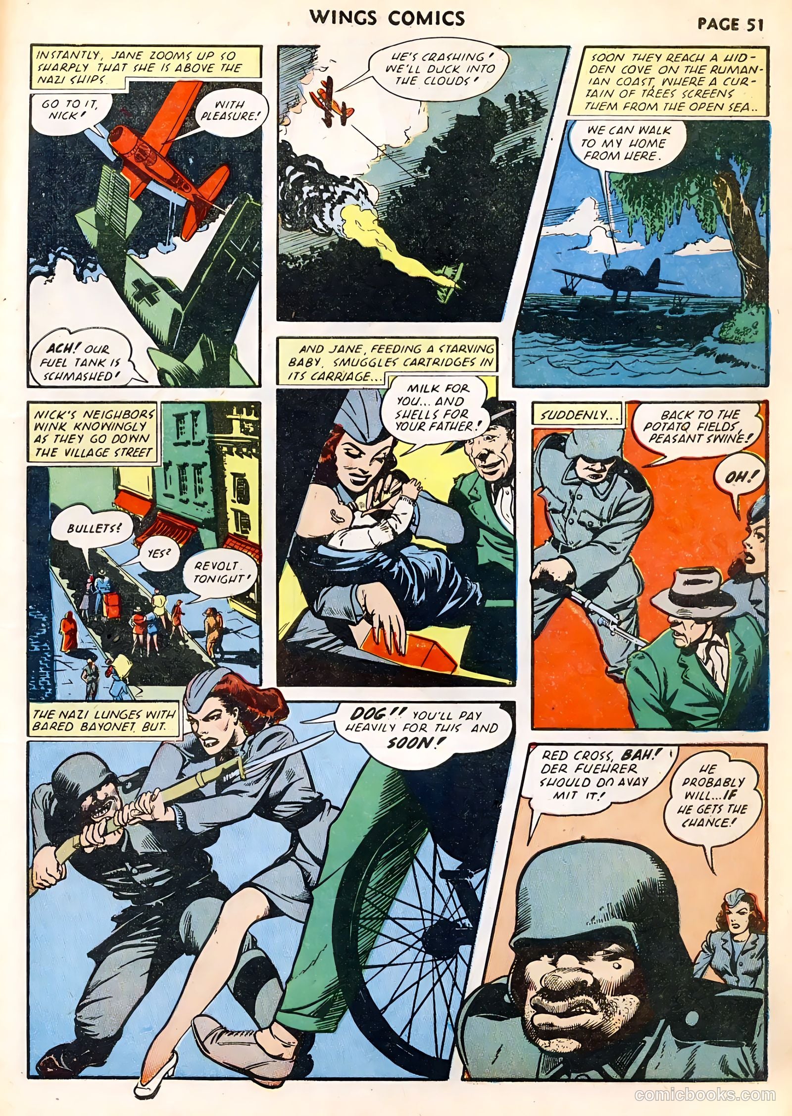 Wings Comics #23 — page 53 of 68
