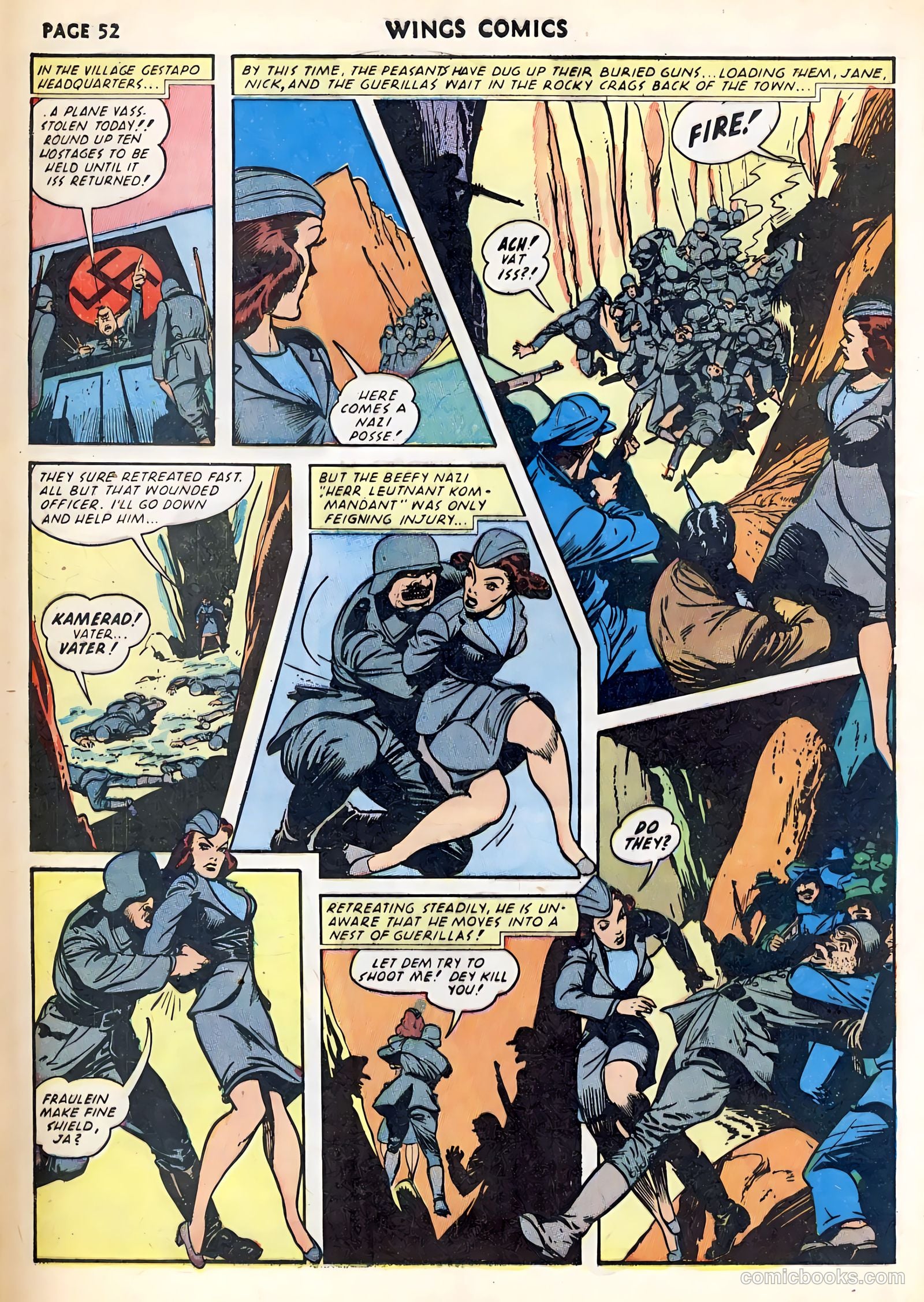 Wings Comics #23 — page 54 of 68